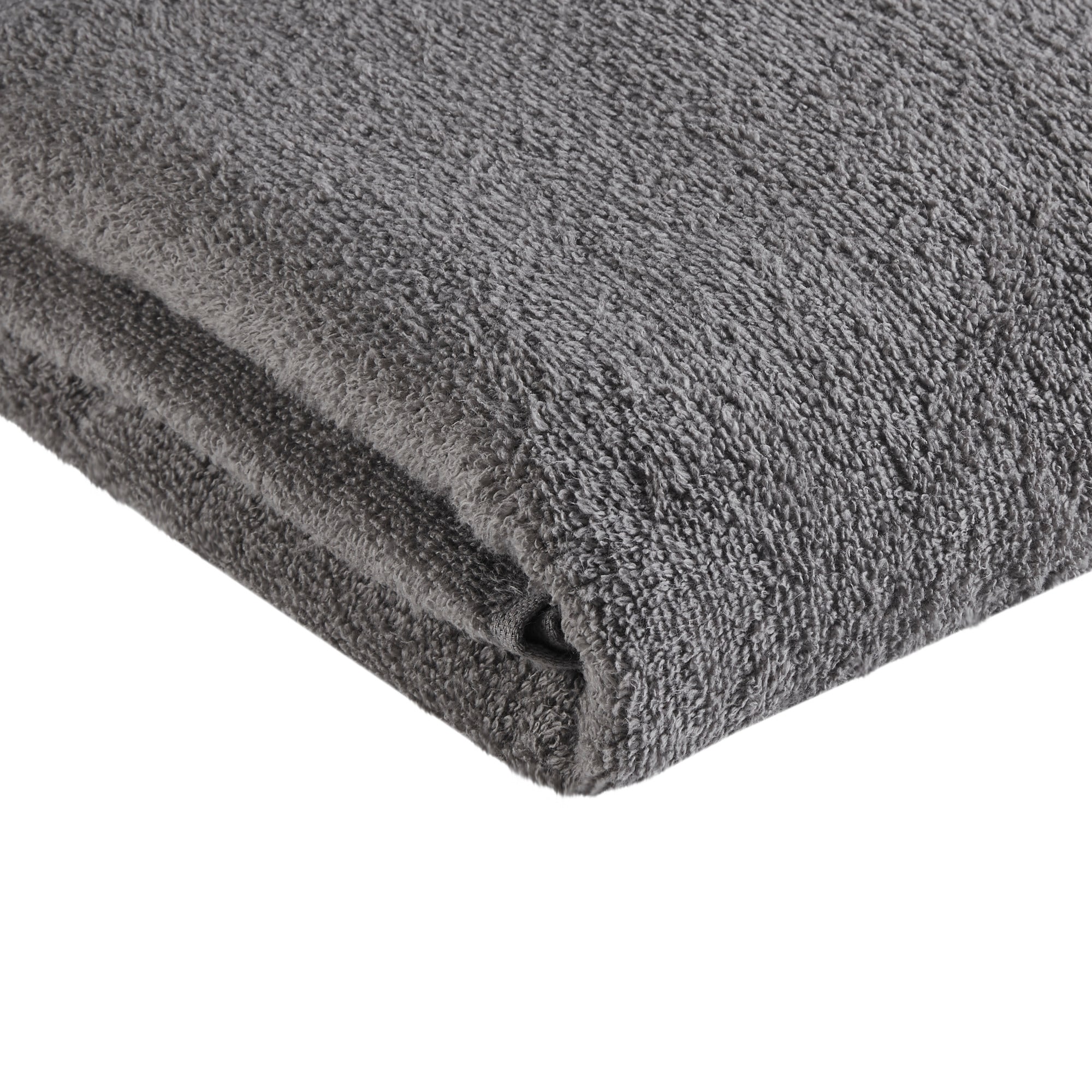 Gray Cotton Quick Dry 12-Piece Bath Towel Set