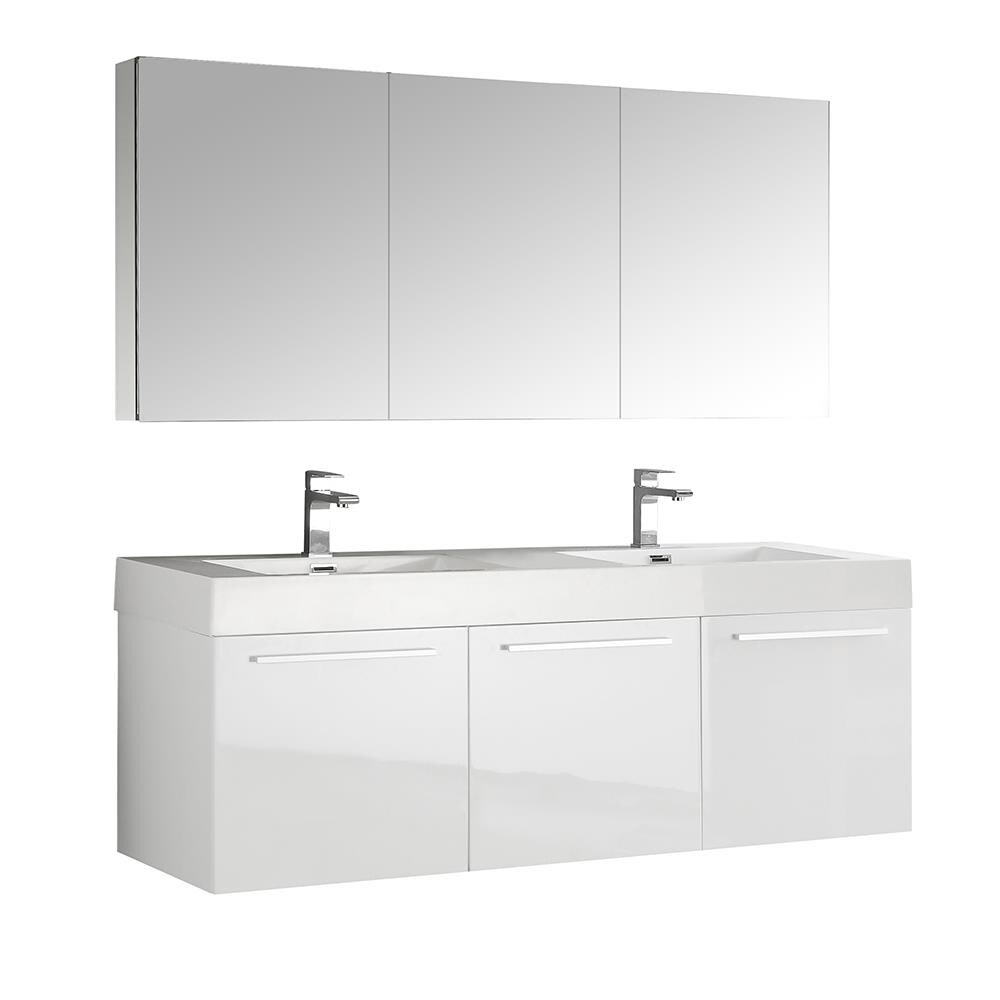 Fresca FVN8093WH-D Bath-Vanity-Combo - View #2