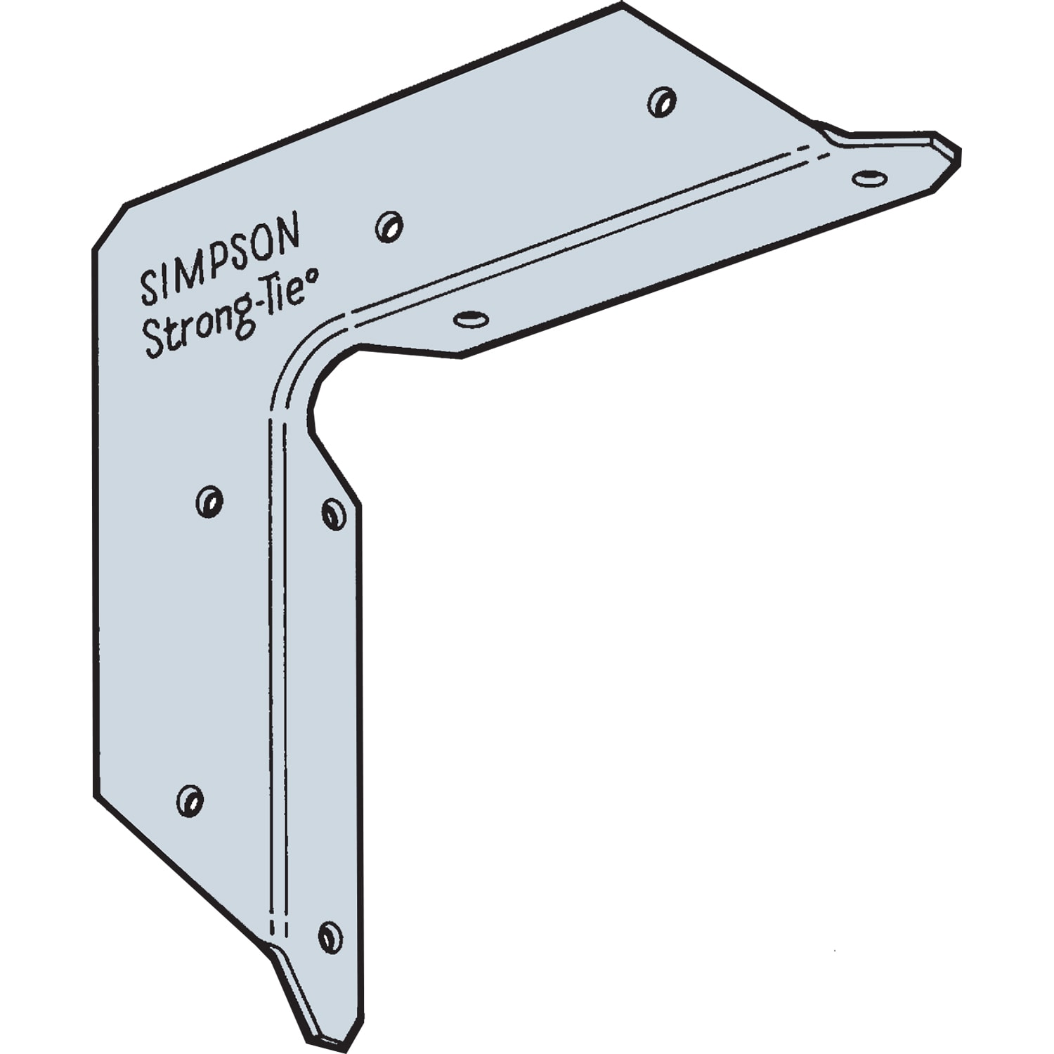 Simpson Strong-Tie RTA12Z Mending-Plates-Brackets-Braces - View #4