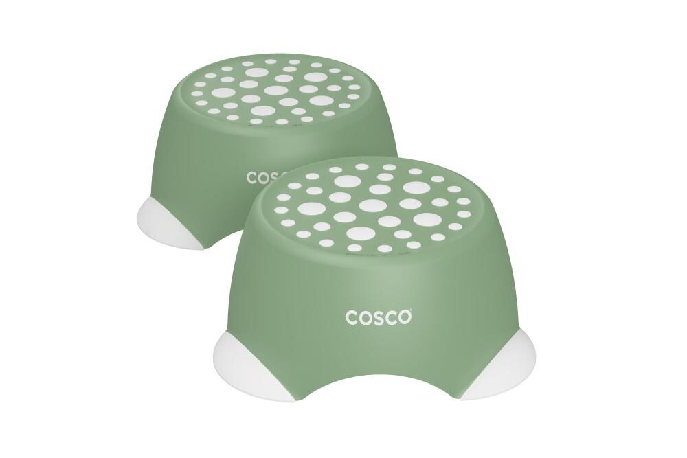 Cosco 11908GRN2E 1-Step 150-lb Capacity Green Plastic Step Stool