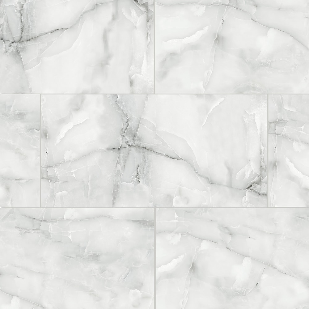 Elida Ceramica LWSSSSK2448M Saharra Sky 24-in x 48-in Matte Porcelain Marble Look Floor and Wall Tile (7.75-sq. ft/ Piece)