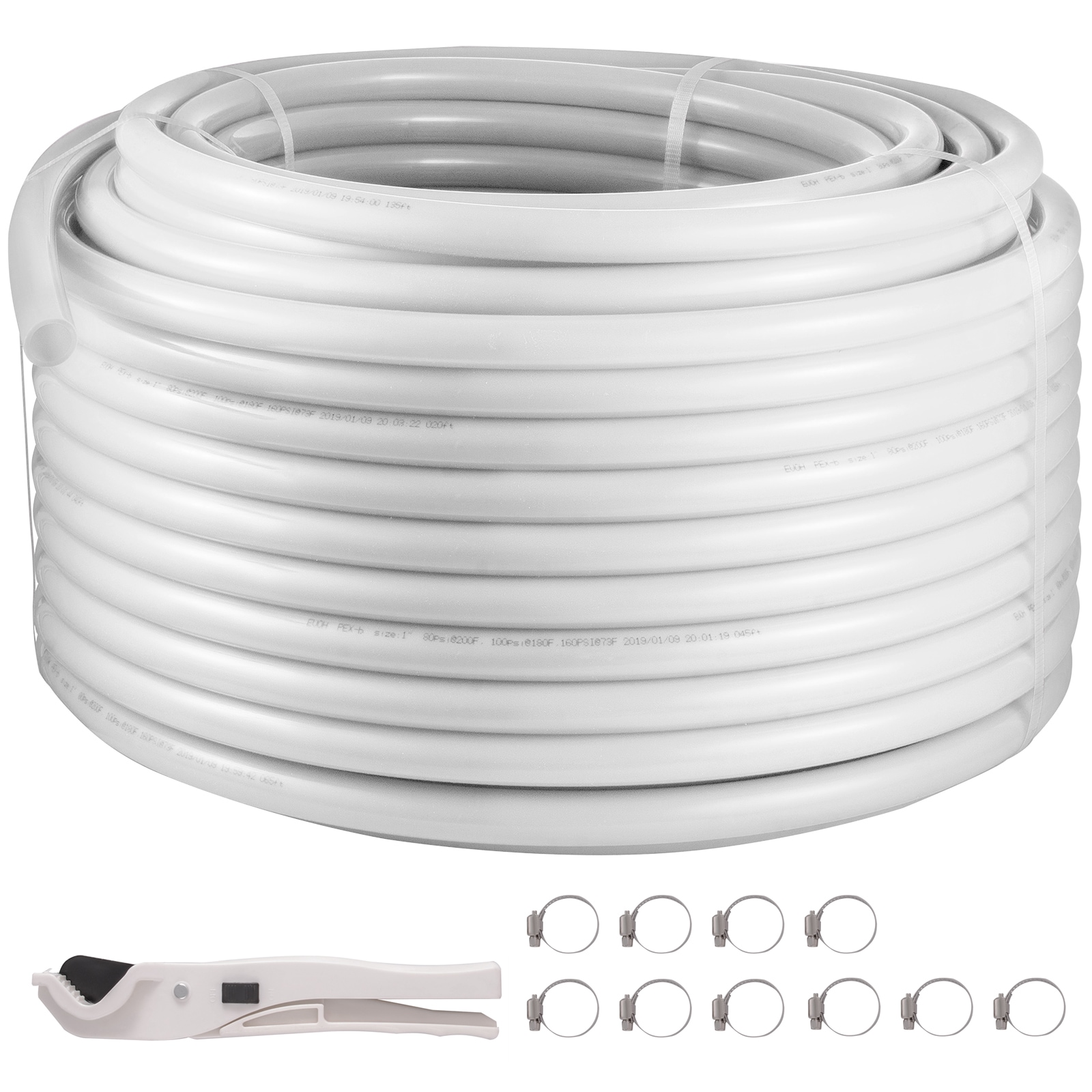 SVOPES SVOPESPEX3-4X01992V0 3/4inch x 300 Feet Potable Water PEX Tubing White NSF Certified for Plumbing Durable Pipe for Home and Commercial Use