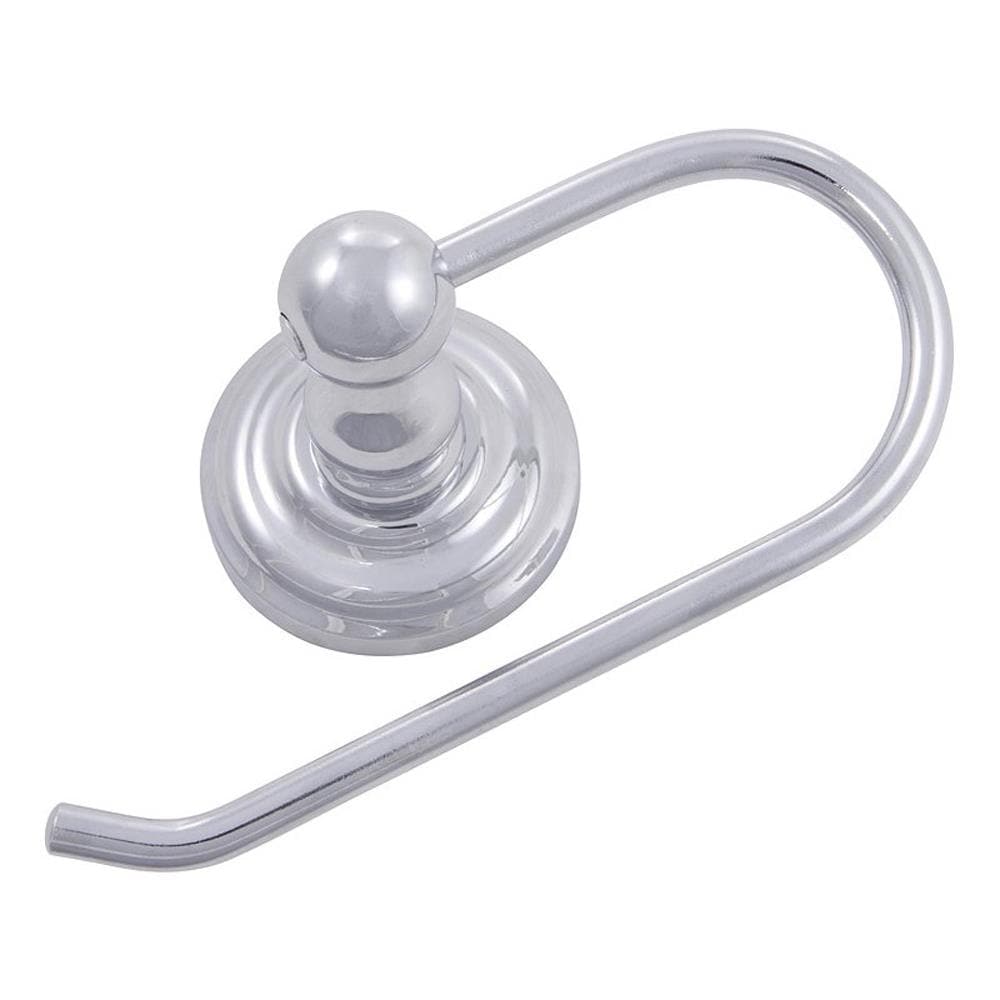 Delaney Hardware 550106 600 Series Chrome Wall mount Single post Toilet Paper Holder 1 -Rolls with Storage