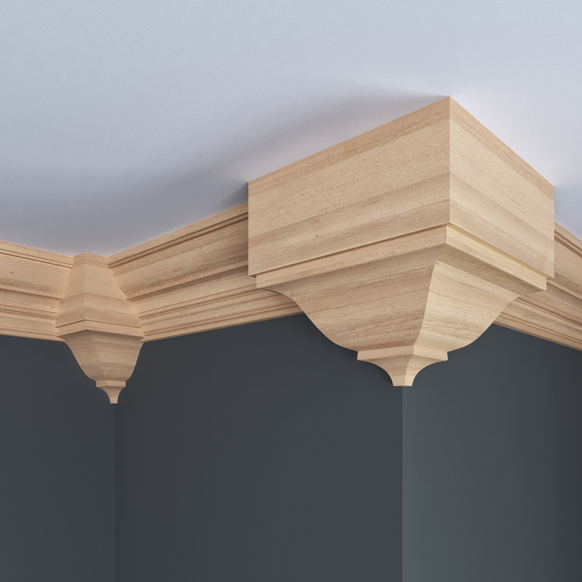 Ornamental Mouldings EV1888I/SPINE Moulding-Blocks - View #2