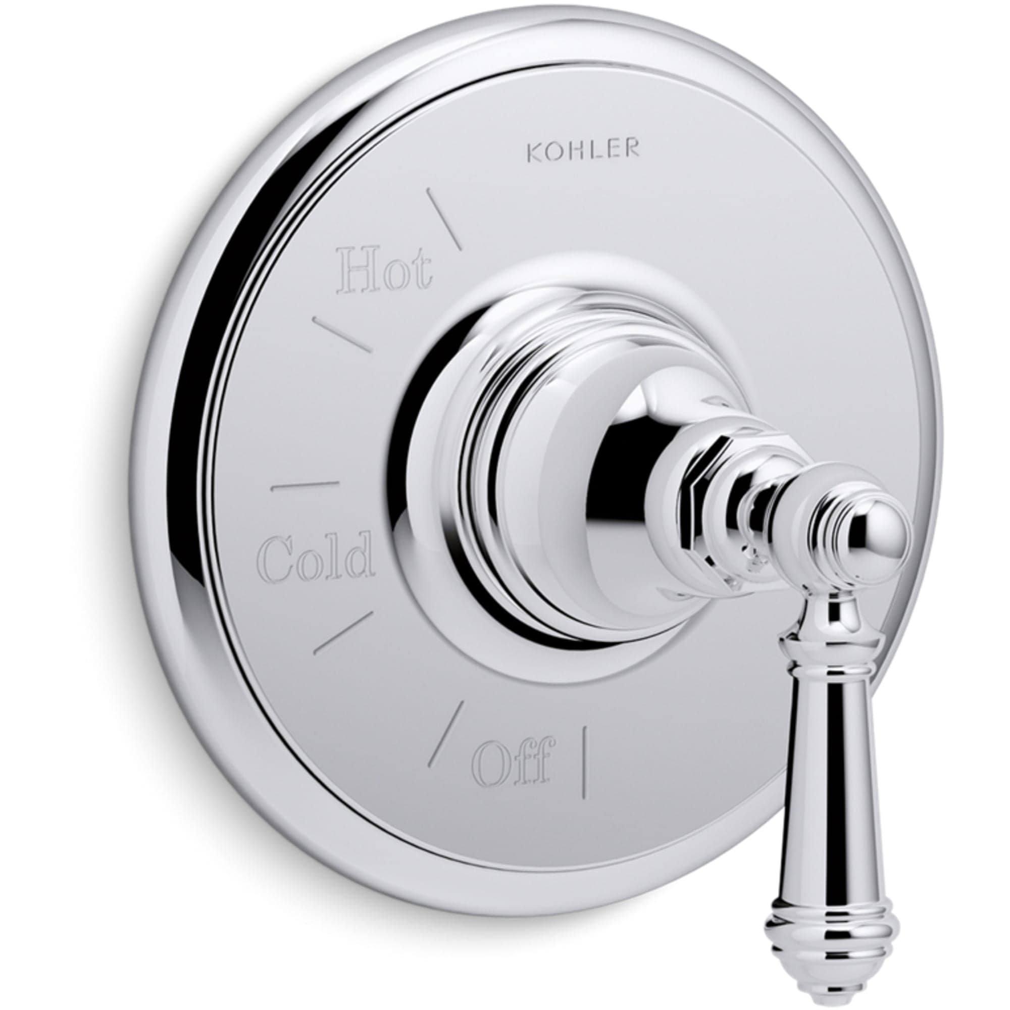 KOHLER TS72767-4-CP Polished Chrome Lever Shower Faucet Handle