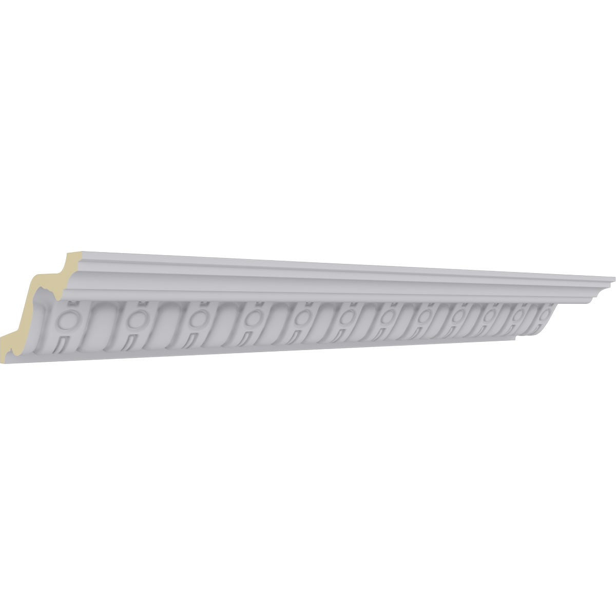 Primed Polyurethane Sequential Crown Moulding 94.5"