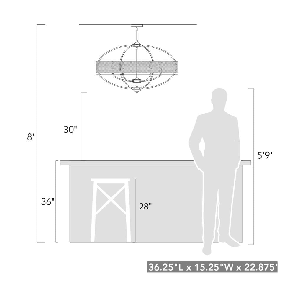 Golden Lighting 3167-LP OG-PW Pendant-Lights - View #6