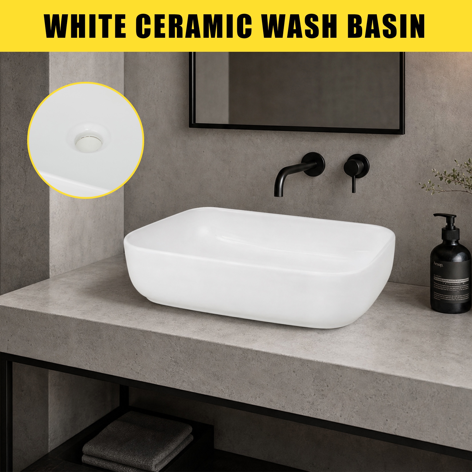 IdealHouse BLO-3QUM-R4D Bath-Sink - View #4