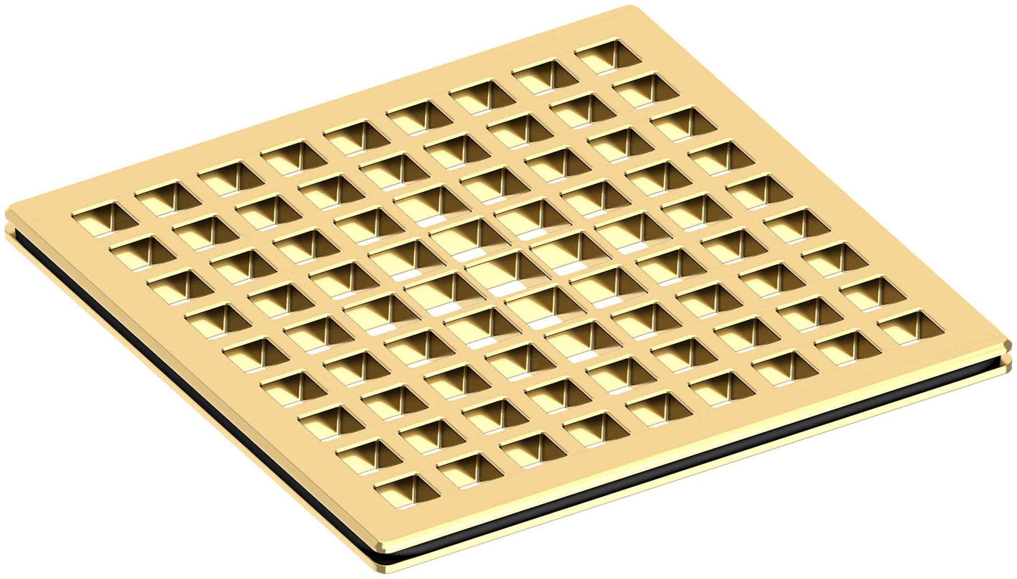 Newport Brass  233-401 Decorative Drains 4 Inch Square Shower Drain Grid