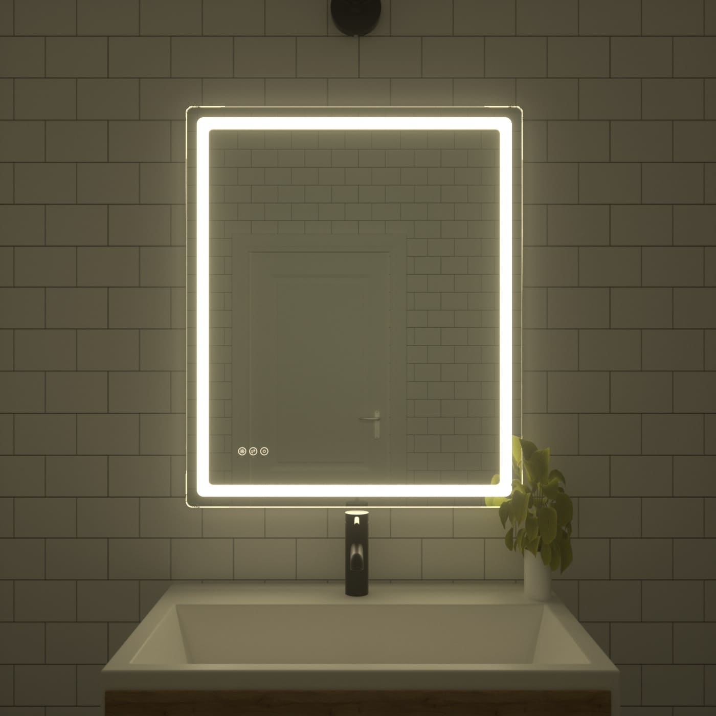Bayfeve BFKF-3036U4-MIR Framed-Bath-Mirrors - View #15