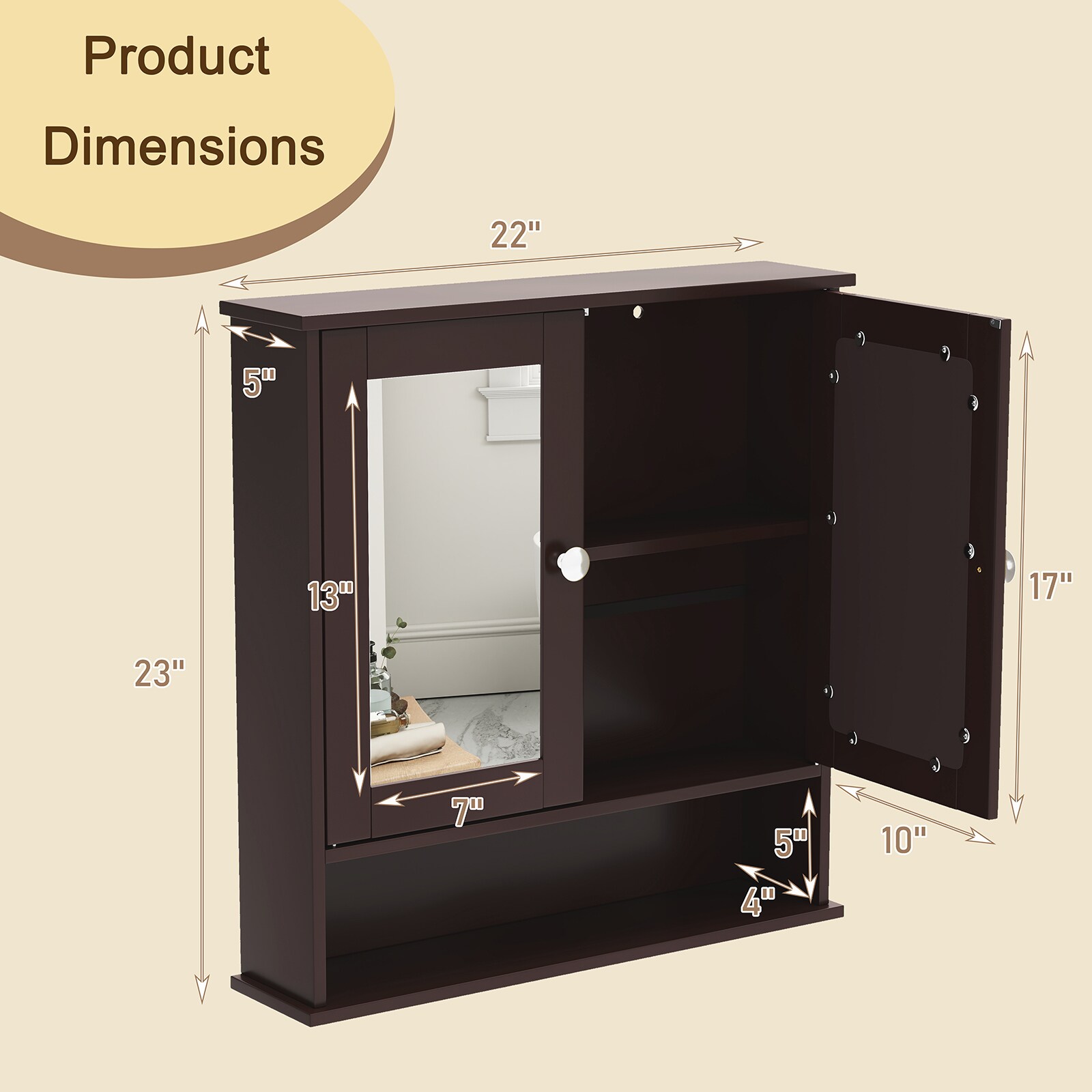 Slickblue D-CO-NB6937AB Bathroom-Medicine-Cabinets - Thumbnail View #5