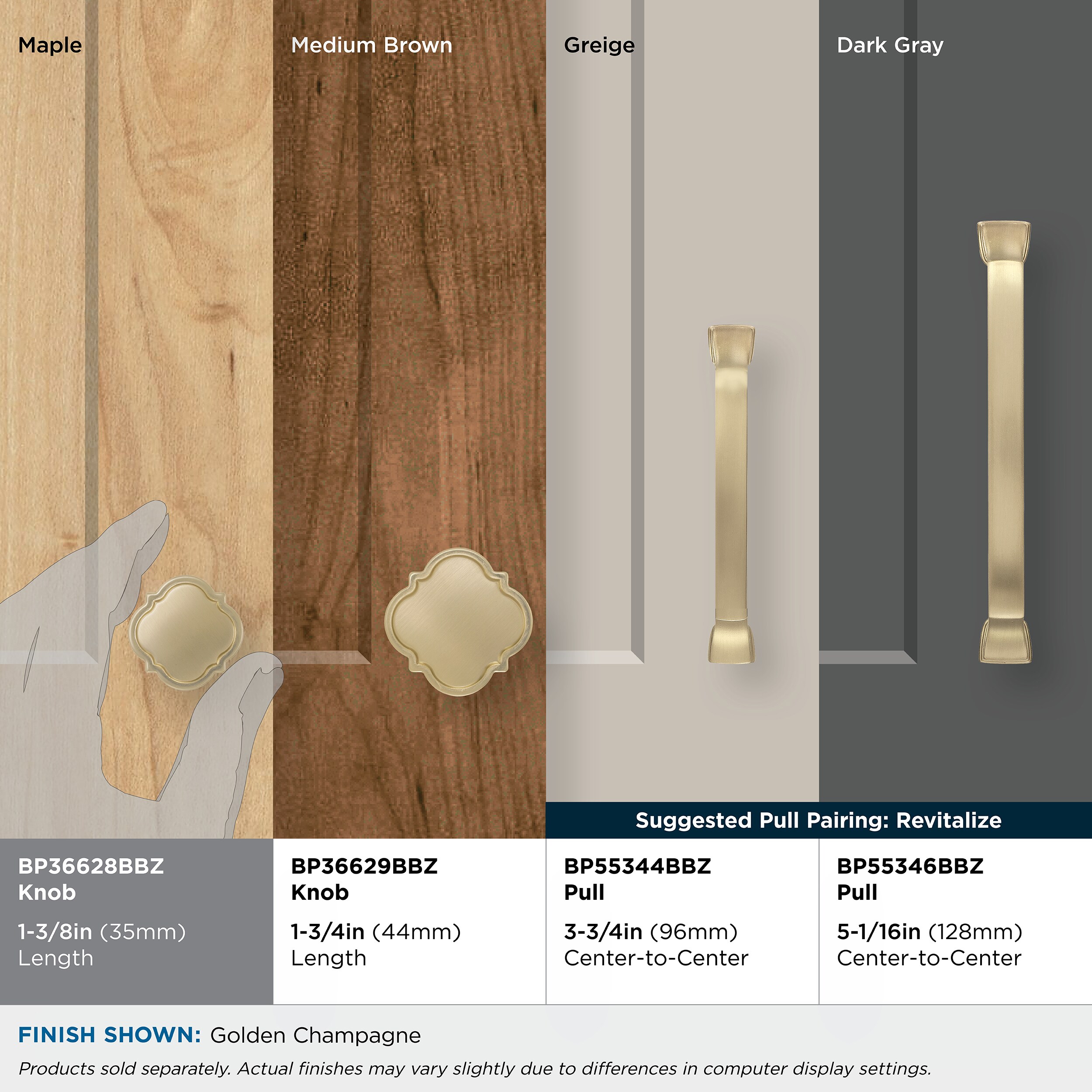Amerock BP36628BBZ Cabinet-Knobs - View #10