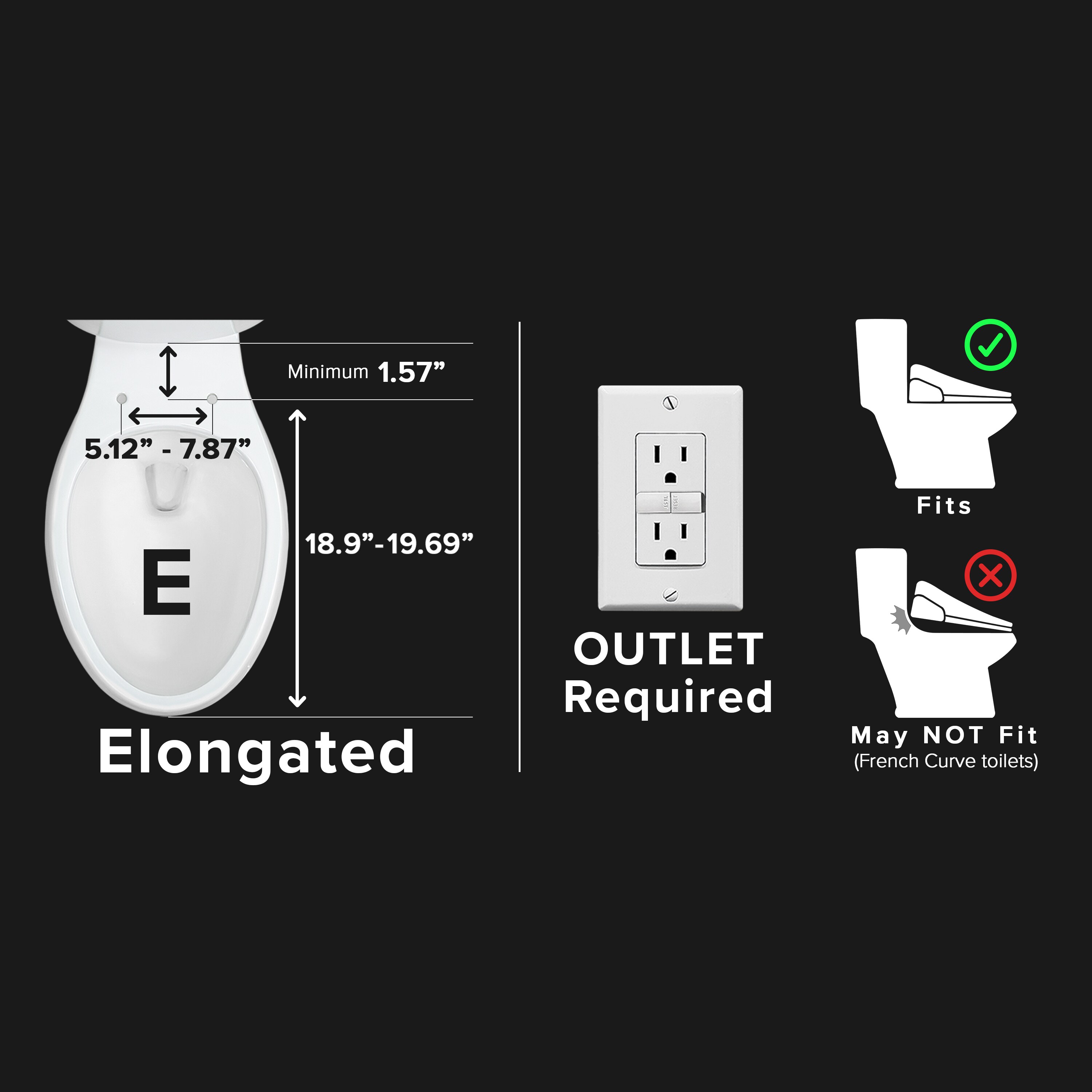 SmartBidet SB-1200ER Bidet-Toilet-Seats - View #17