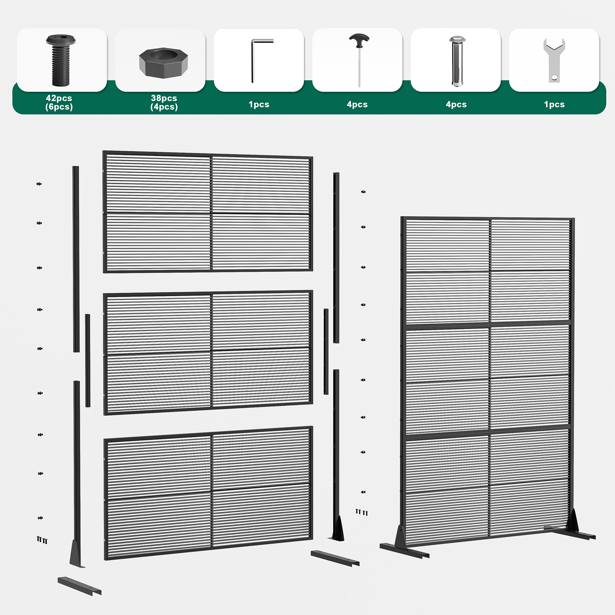Misty Moon LW0409-OPS-PF210 Outdoor-Privacy-Screen - View #7