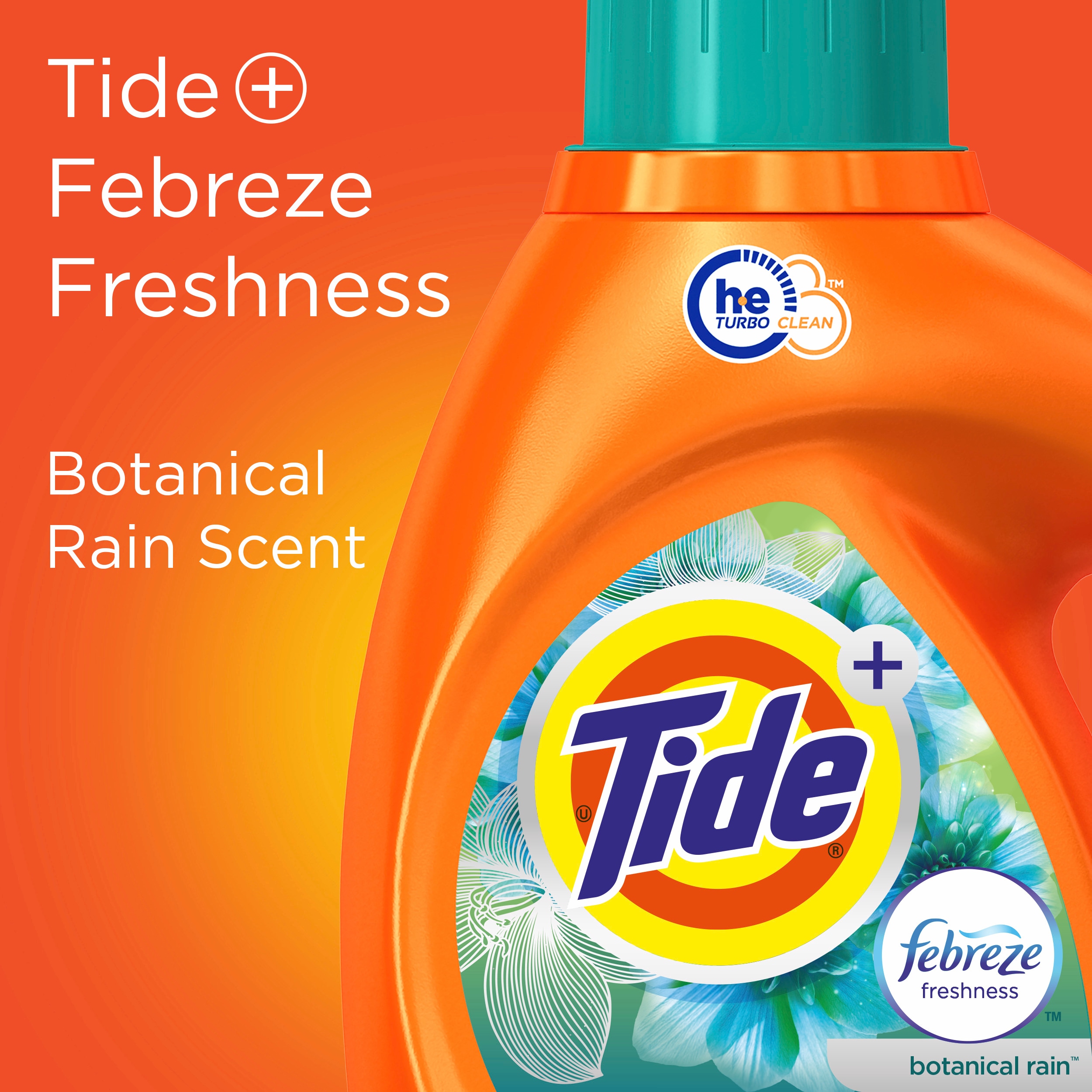 Tide Plus Febreze Botanical Rain HE Laundry Detergent (92-fl oz) in the Laundry  Detergent department at