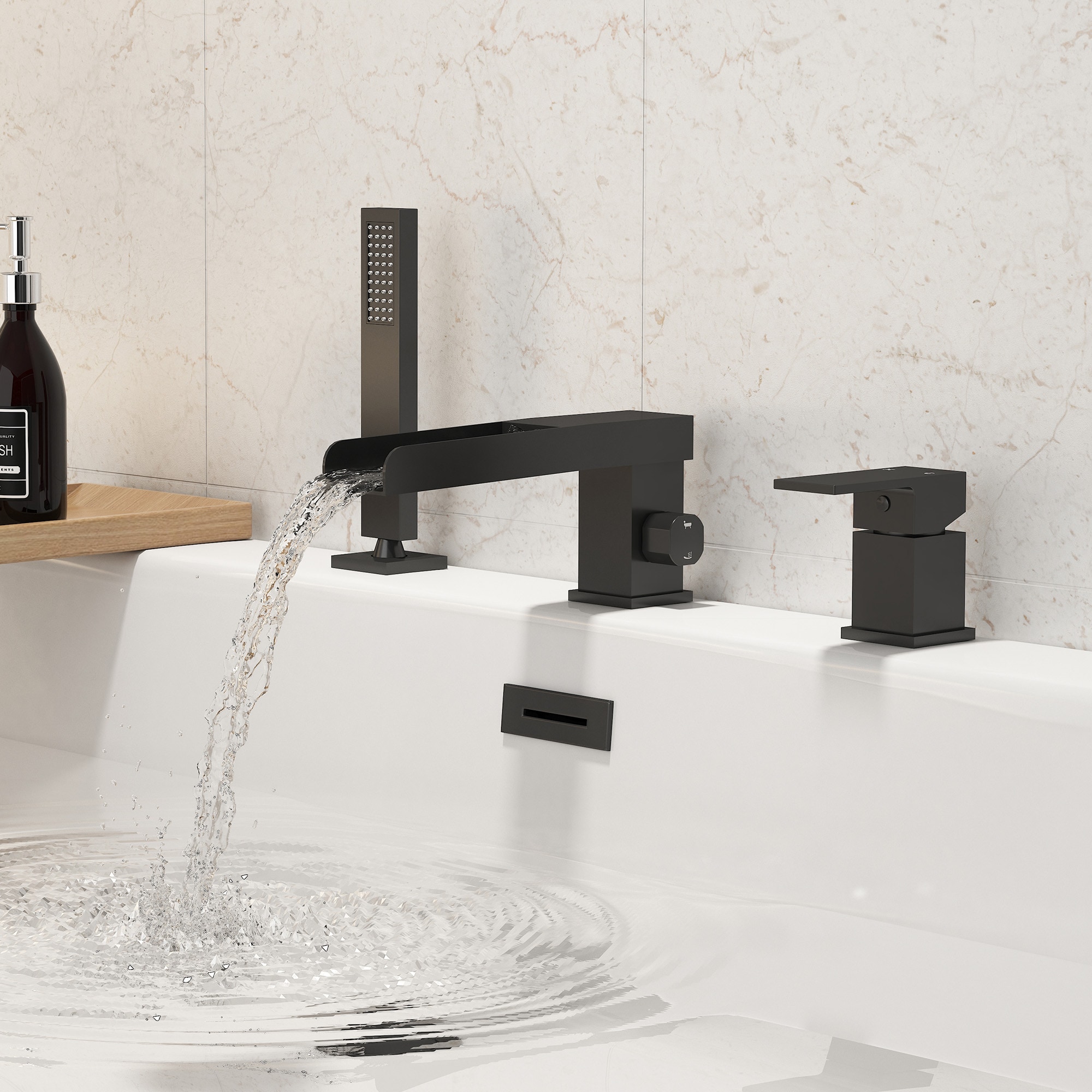 CASAINC CA-H4342-MB Roman-Tub-Faucets - View #2