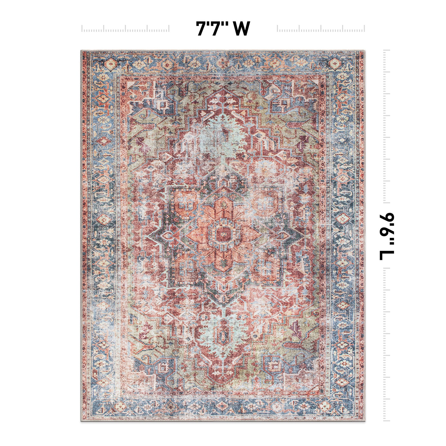 World Rug Gallery 5050MULTI8X10 rugs - View #4