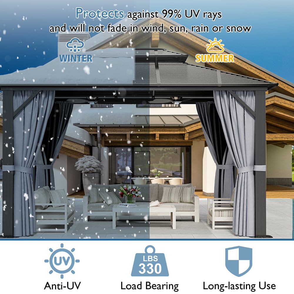 AOXUN G30005 Wood-Resin-Gazebos - View #3