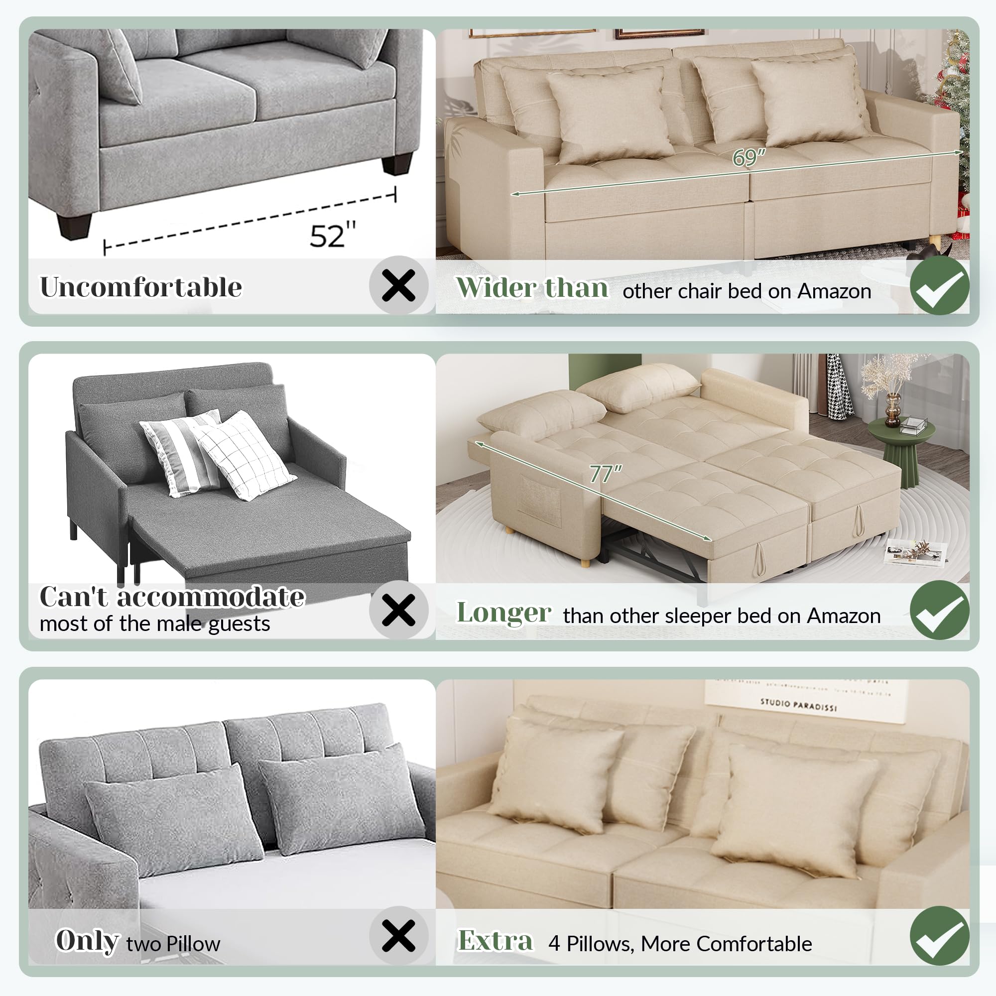 AECOJOY 13170BG-LS01 futons - View #6