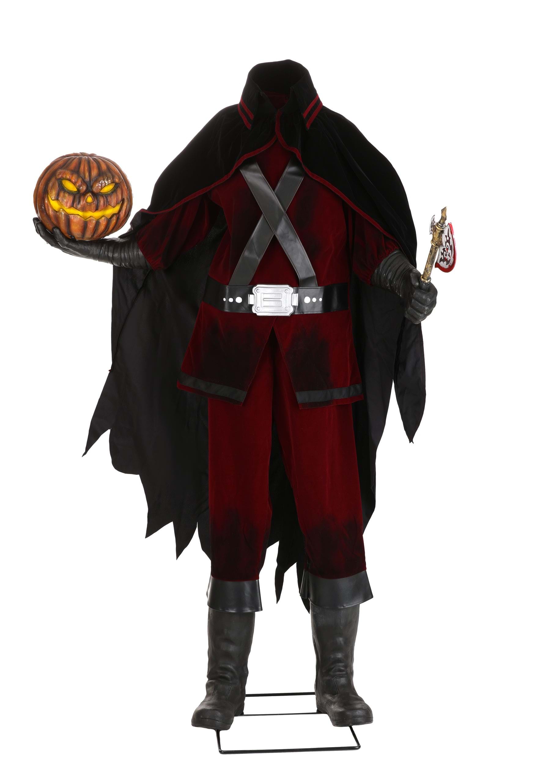 HalloweenCostumes.com FUN4162-ST FUN Costumes 6FT Headless Horseman Animatronic Halloween Prop Scary Animatronics Standard