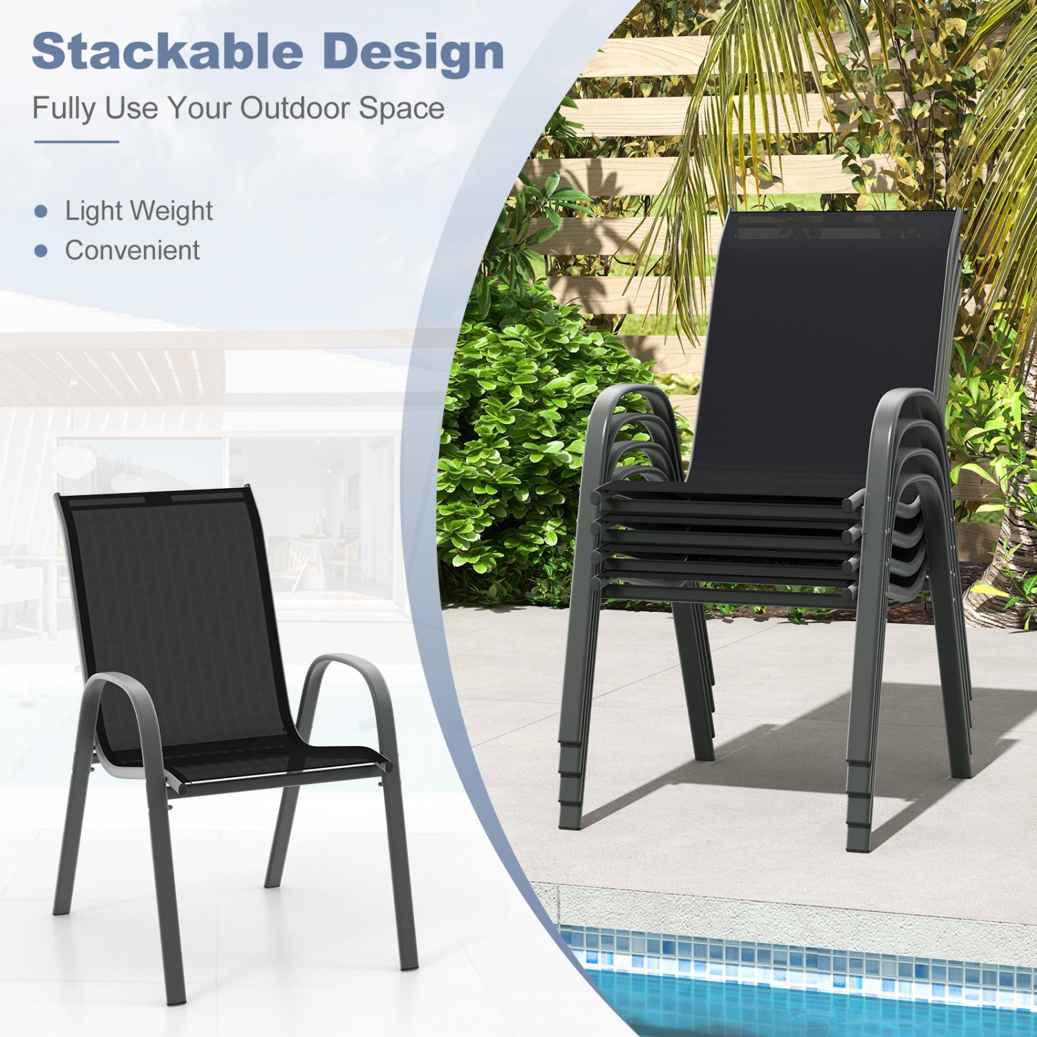 LIVIZA TDS12997DK2 Patio-Chairs - View #3