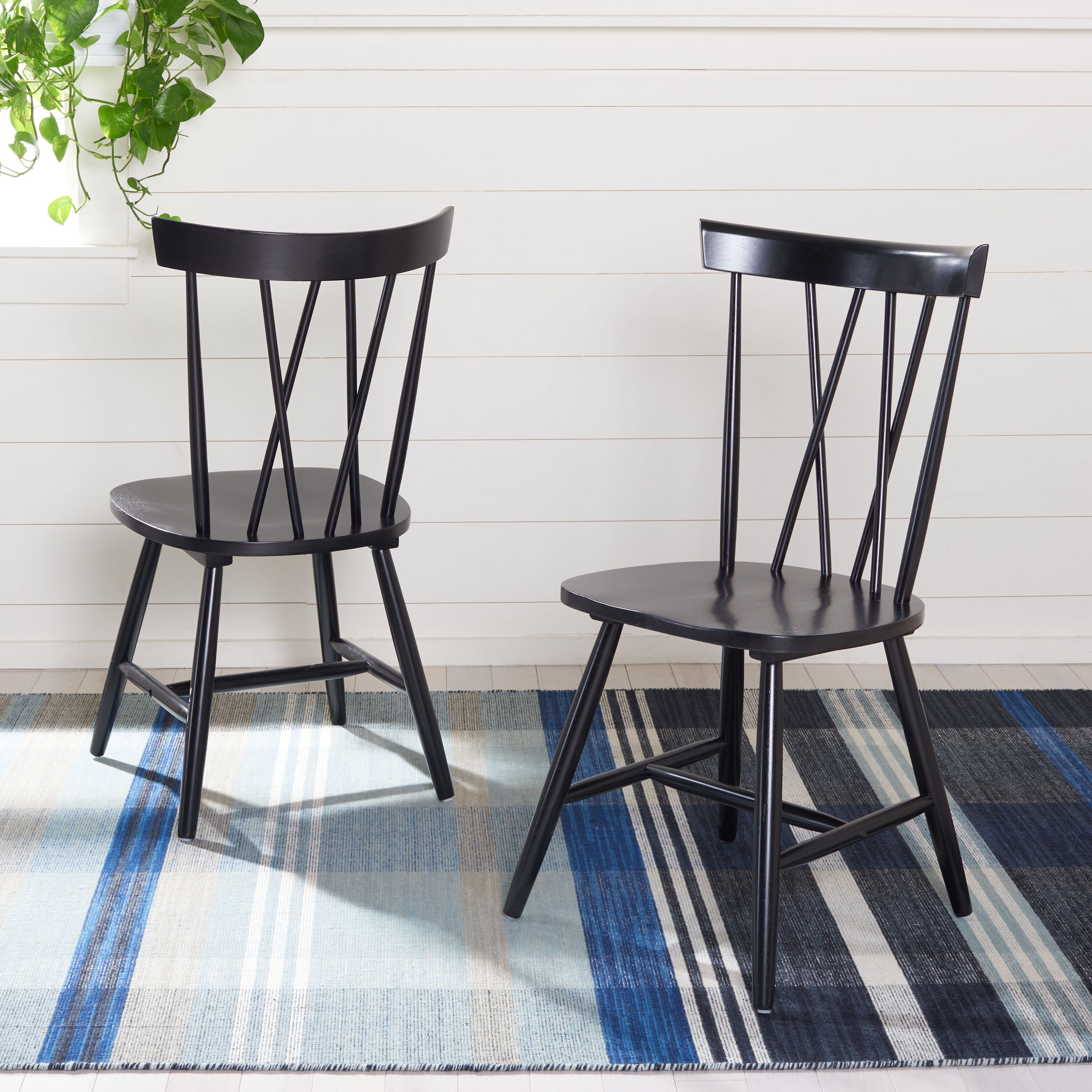  Friar Mid-Century Style Dining Chair /Black