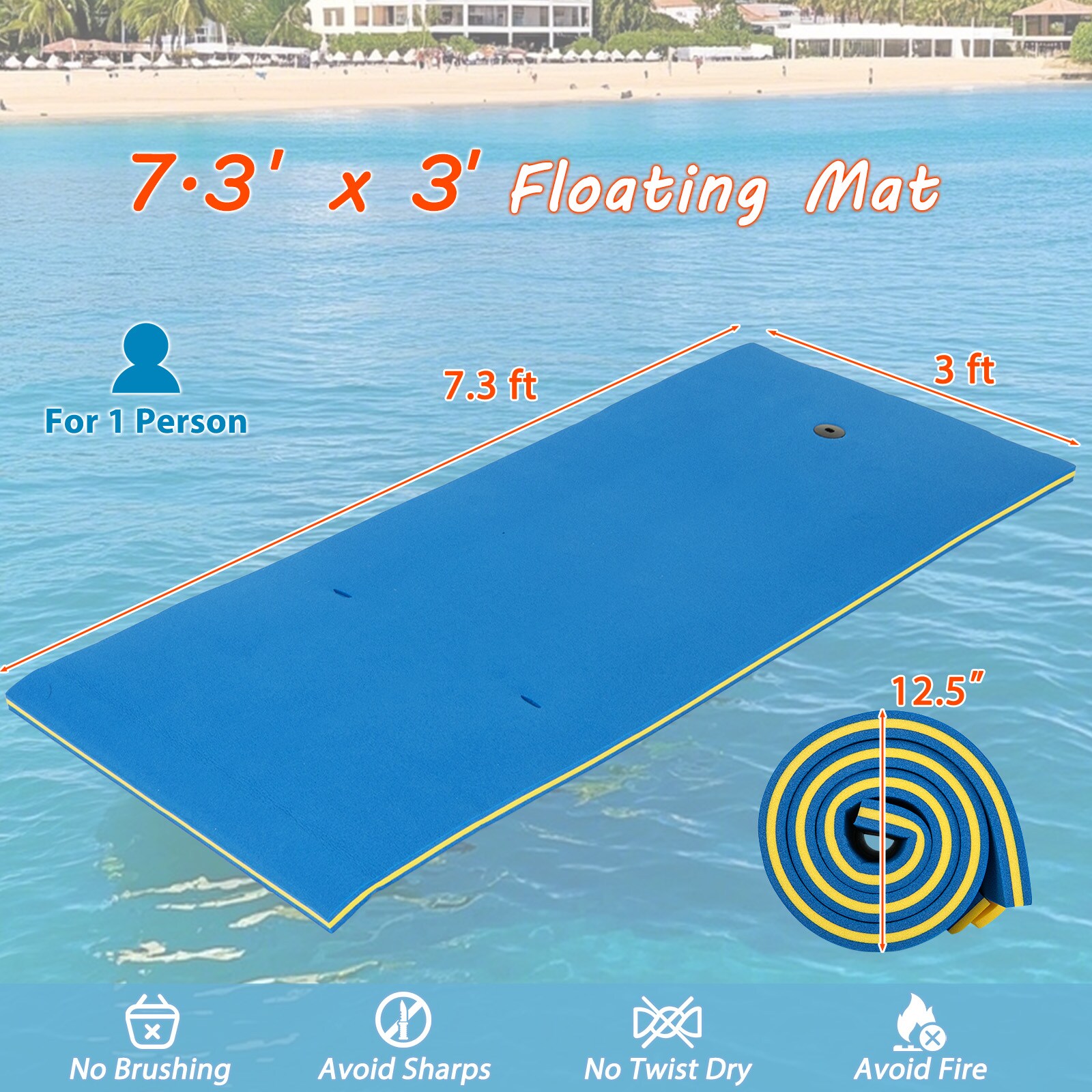 Costway CSHY005484 Pool-Toys-Floats - View #3