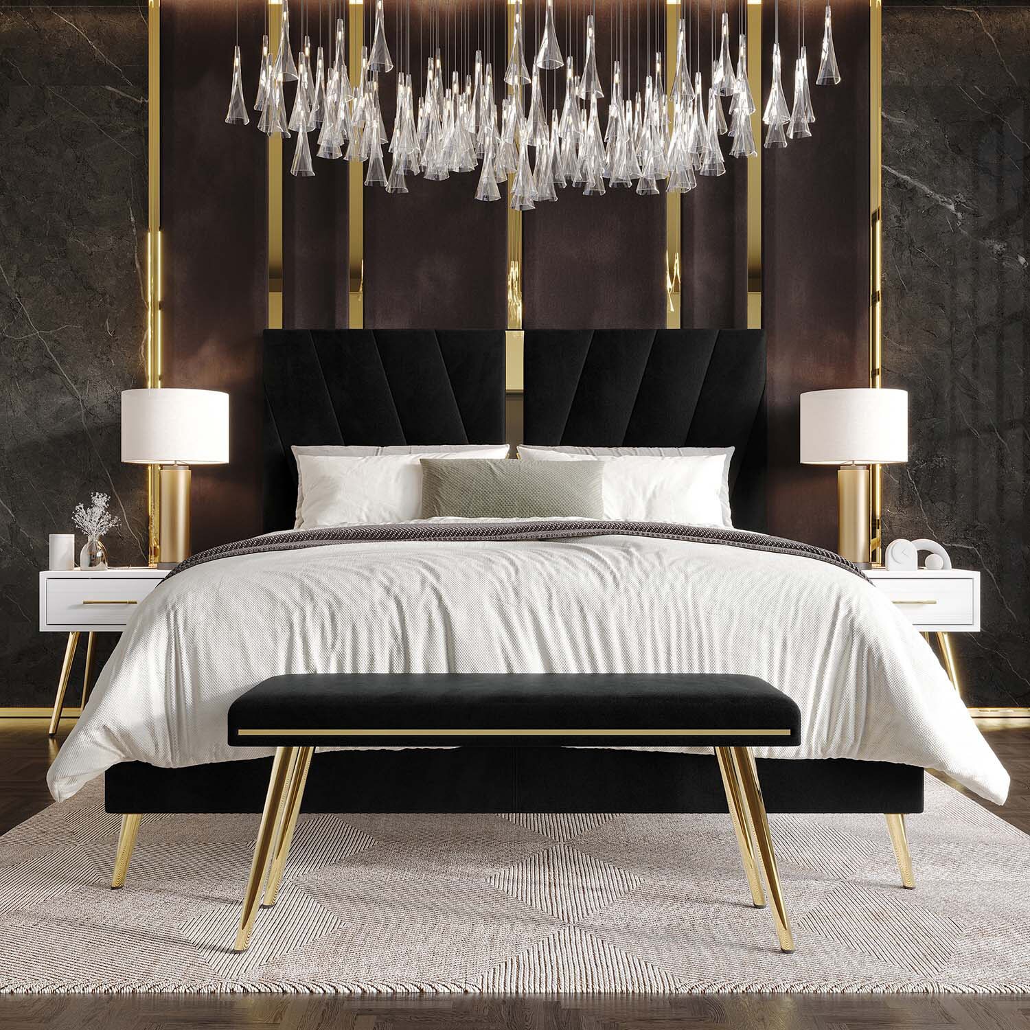 CasePiece C8508QUB-BK-VV-4X beds - View #2
