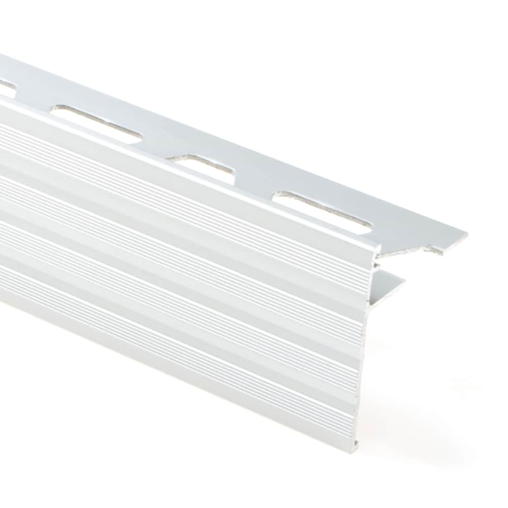 Schluter Systems SS100AE30 Schiene-Step 0.375-in W x 98.5-in L Satin Anodized Aluminum Aluminum Step Tile Edge Trim