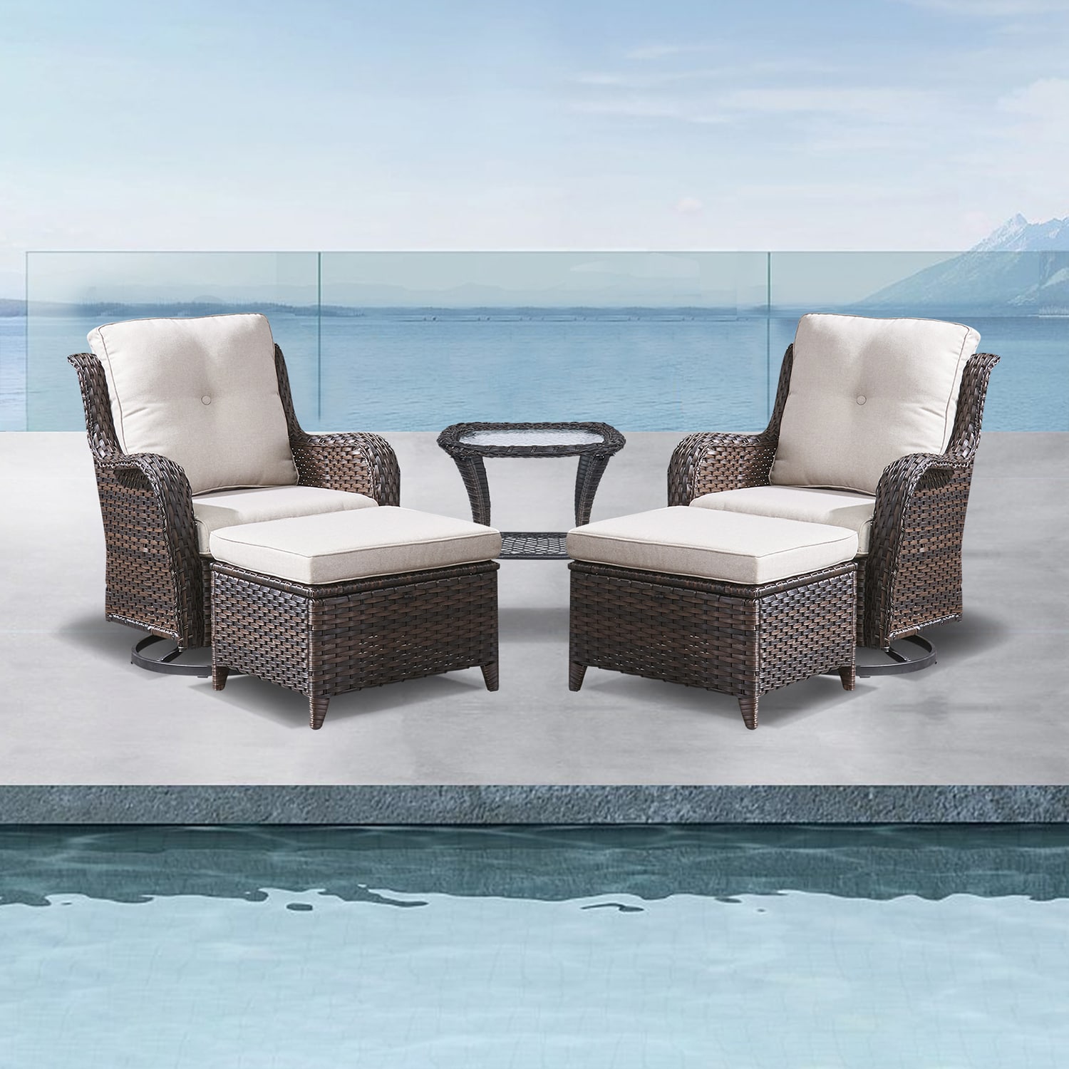 Rilyson FS023025014-2 Patio-Conversation-Sets - View #2