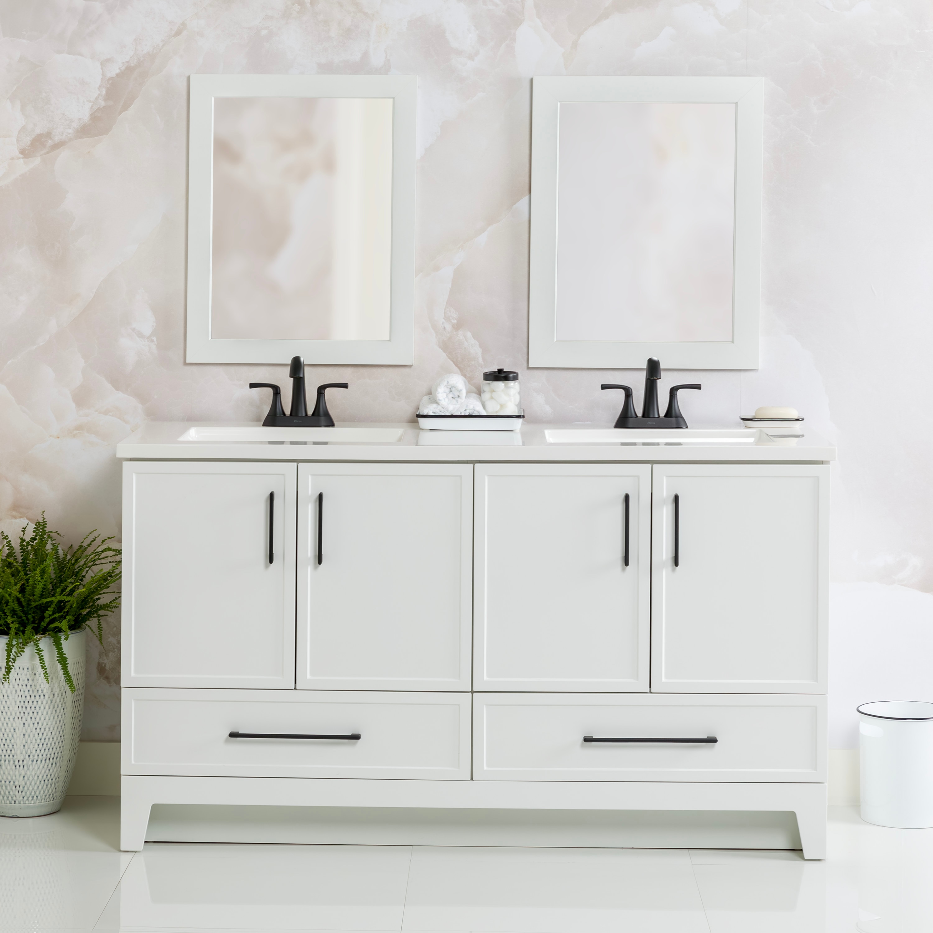 Style Selections ME60P1-WH vanities - View #2