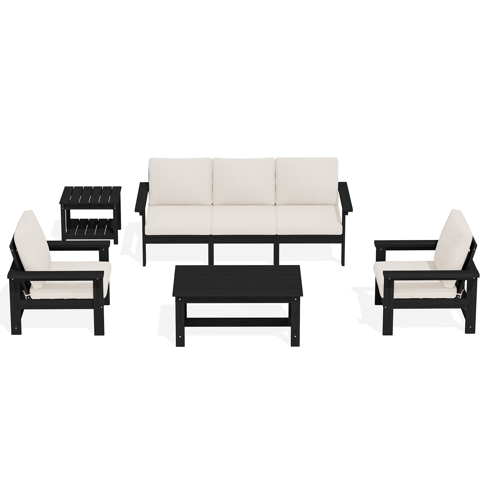 VOUA ZHSF06-BK Patio-Conversation-Sets - View #9
