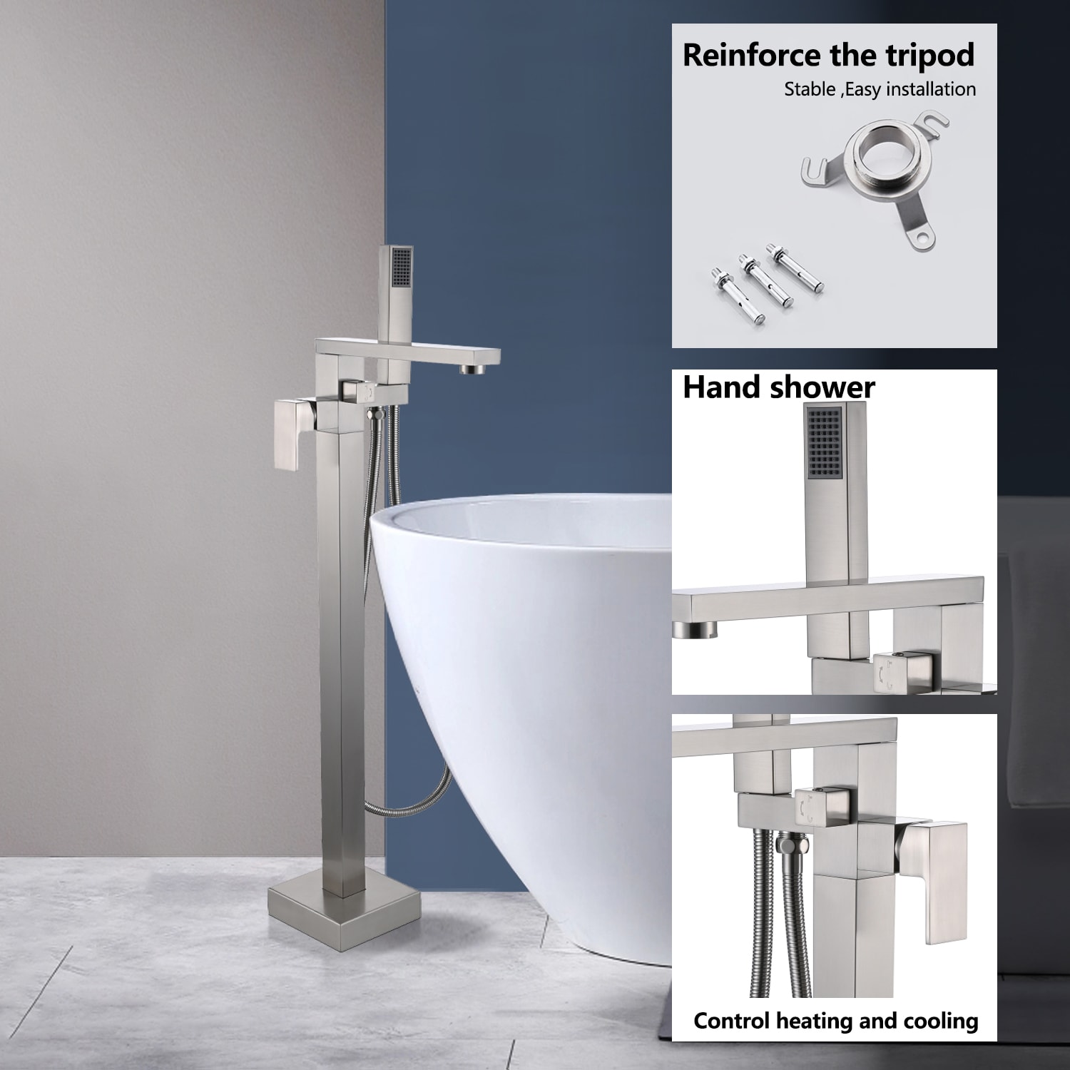 Topcraft FF011BN Roman-Tub-Faucets - View #8