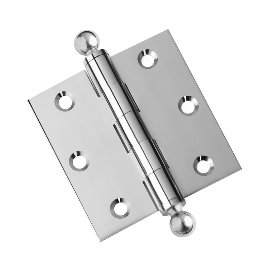 EMBASSY 3030US26B-1 3-in H Square Polished Chrome (US26) Mortise Interior/Exterior Door Hinge