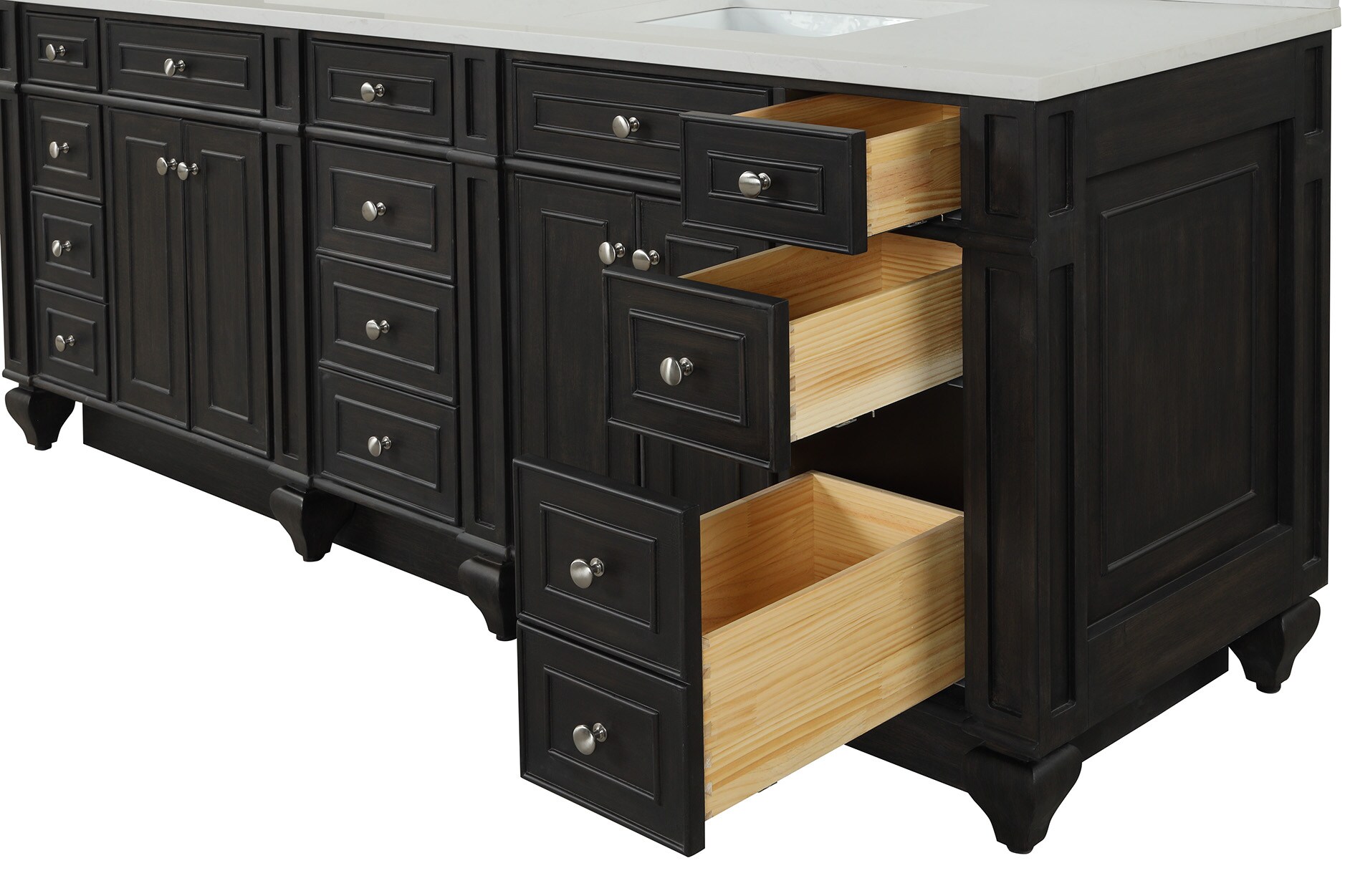 Design Element WN-84-BR Bath-Vanity-Combo - View #4