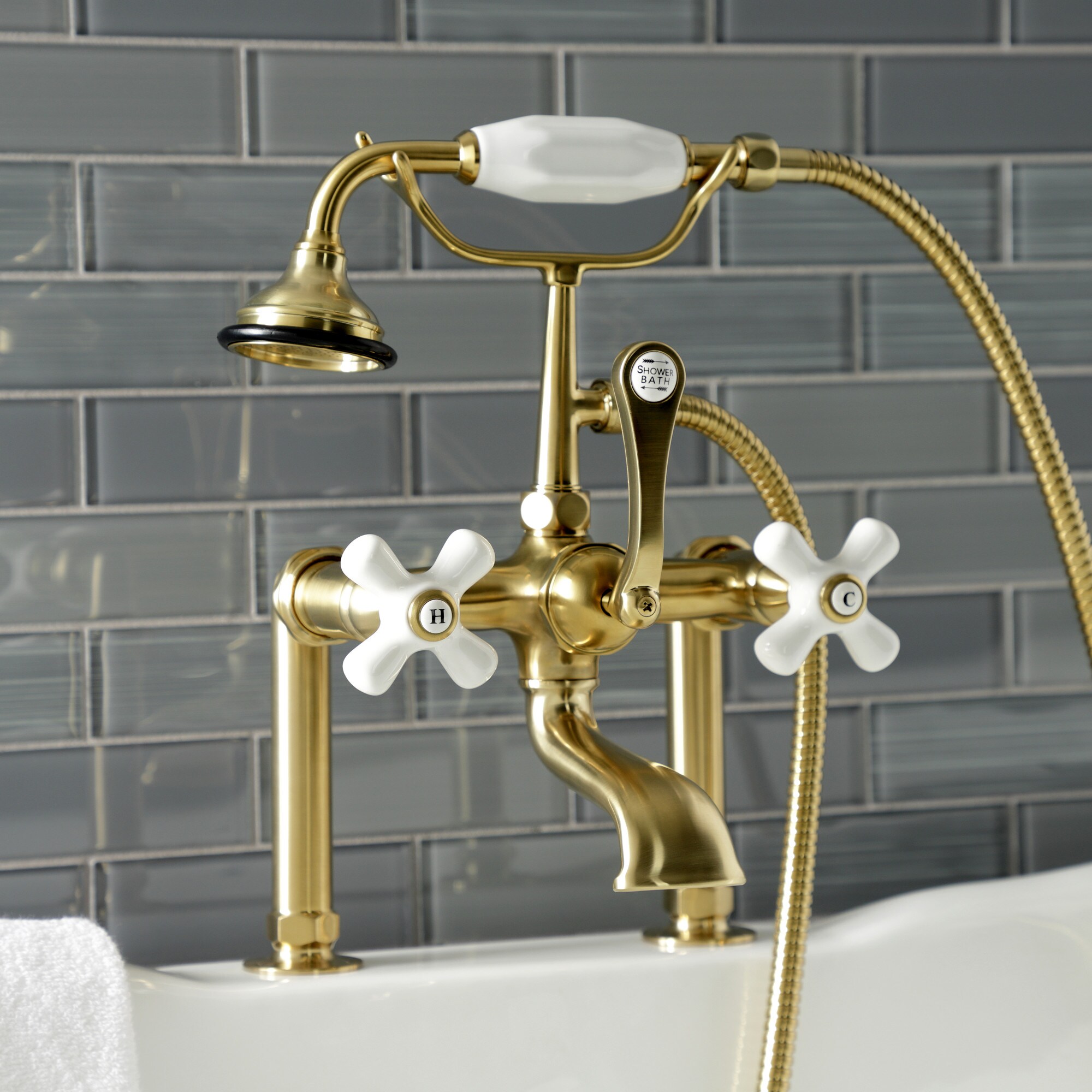 Kingston Brass WLAE111T7 Roman-Tub-Faucets - View #4