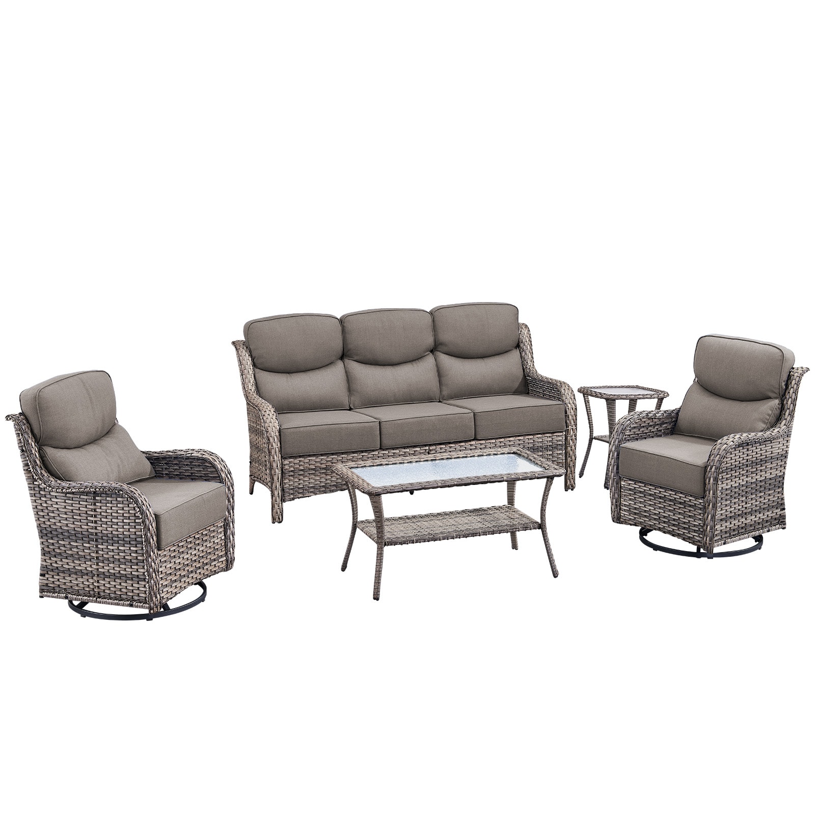 Pocassy PJ-JHXL1336-2 Patio-Conversation-Sets - View #2