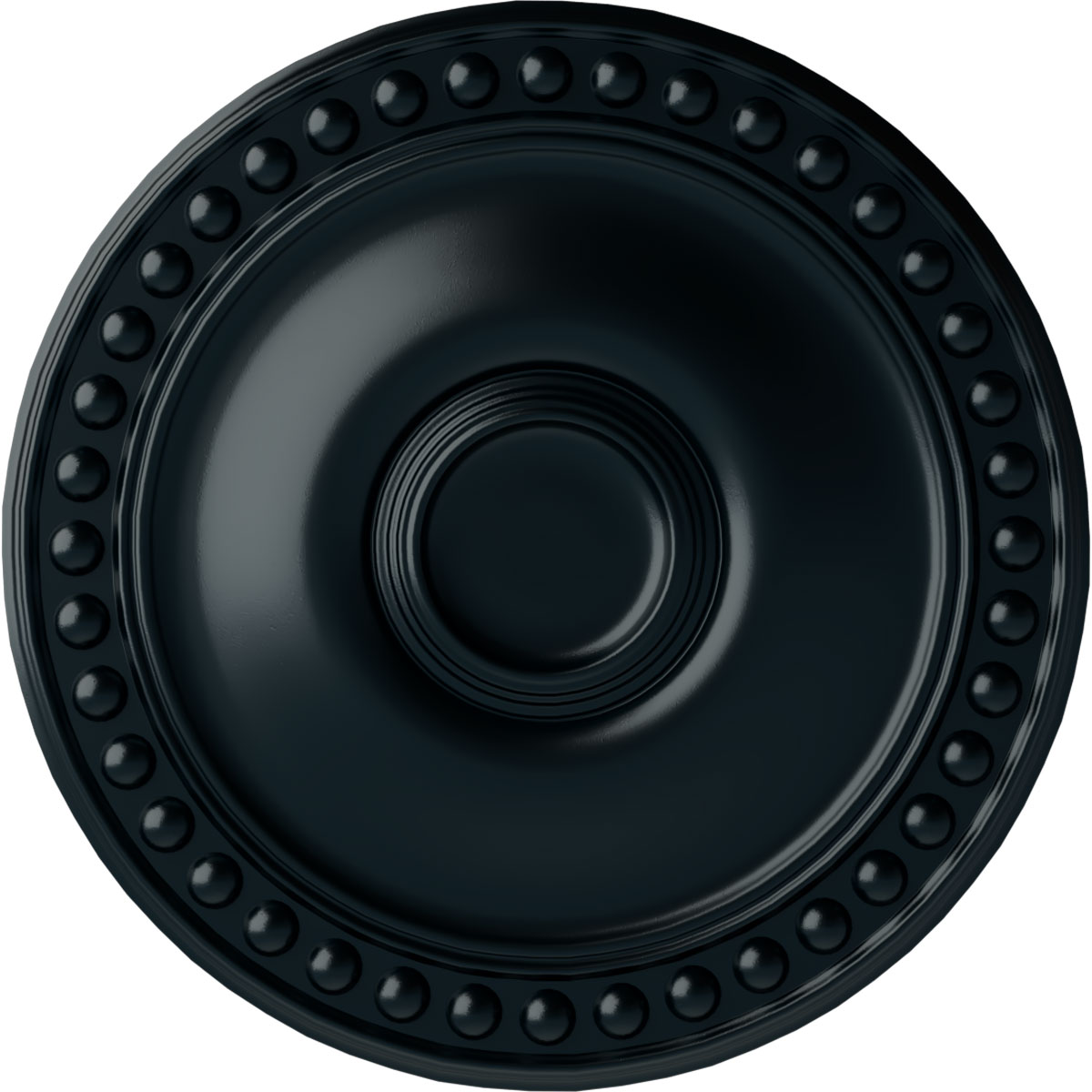 Ekena Millwork CM19FONSF Foster 19.125-in W x 19.125-in L Painted Night Shade Polyurethane Whole Ceiling Medallion