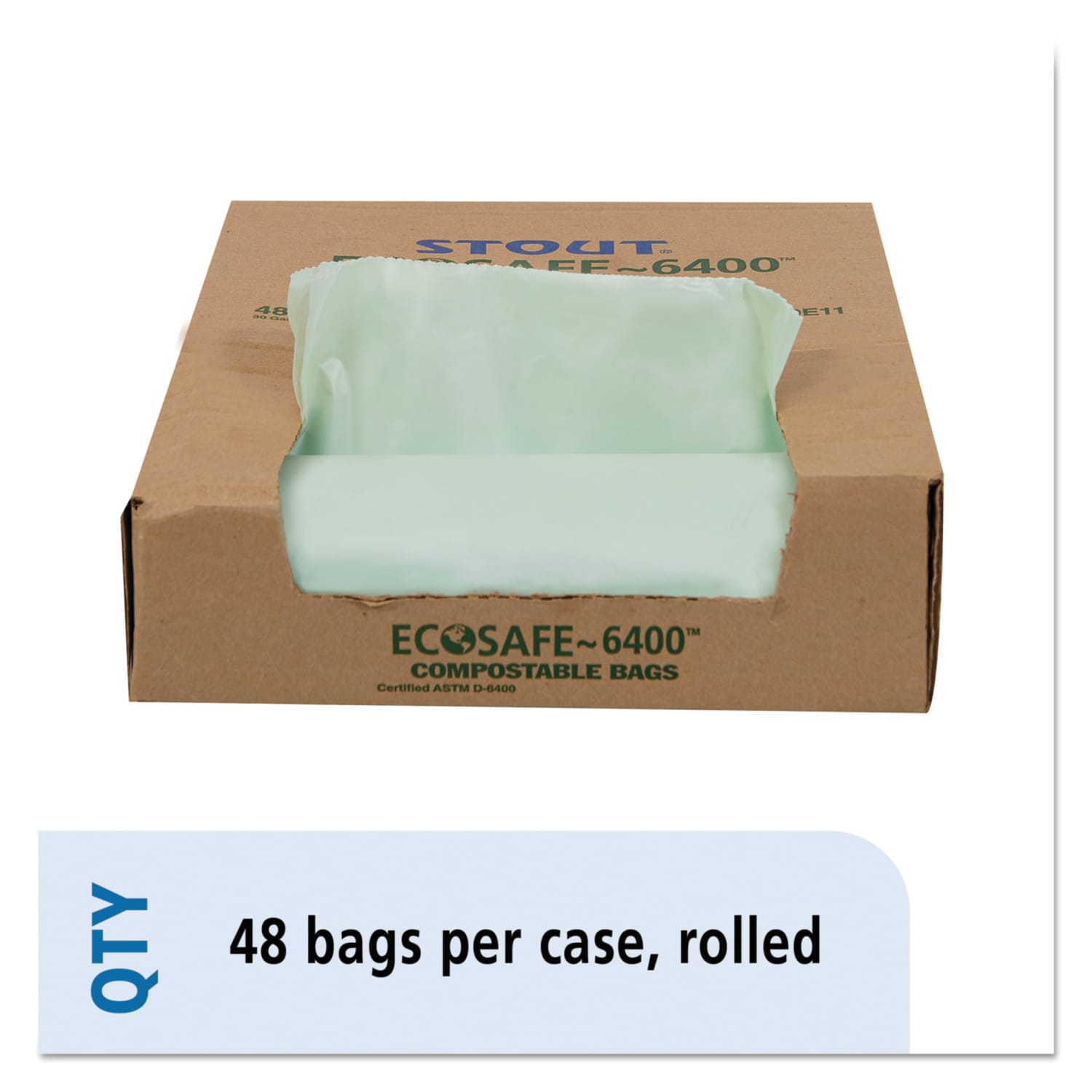 STOUT 30 Gallons Plastic Trash Bags - 10 Count