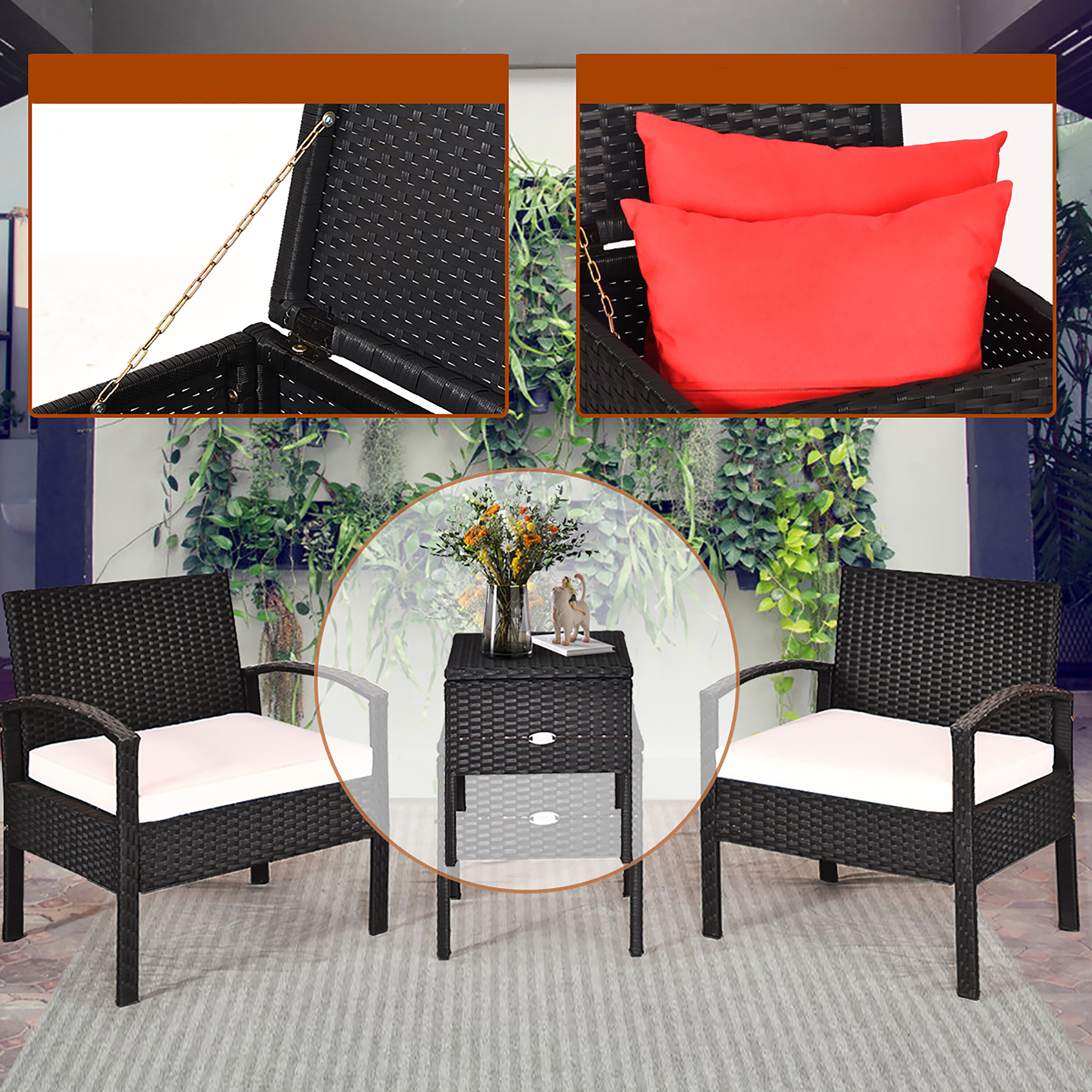 Costway HW63757 Patio-Conversation-Sets - View #4