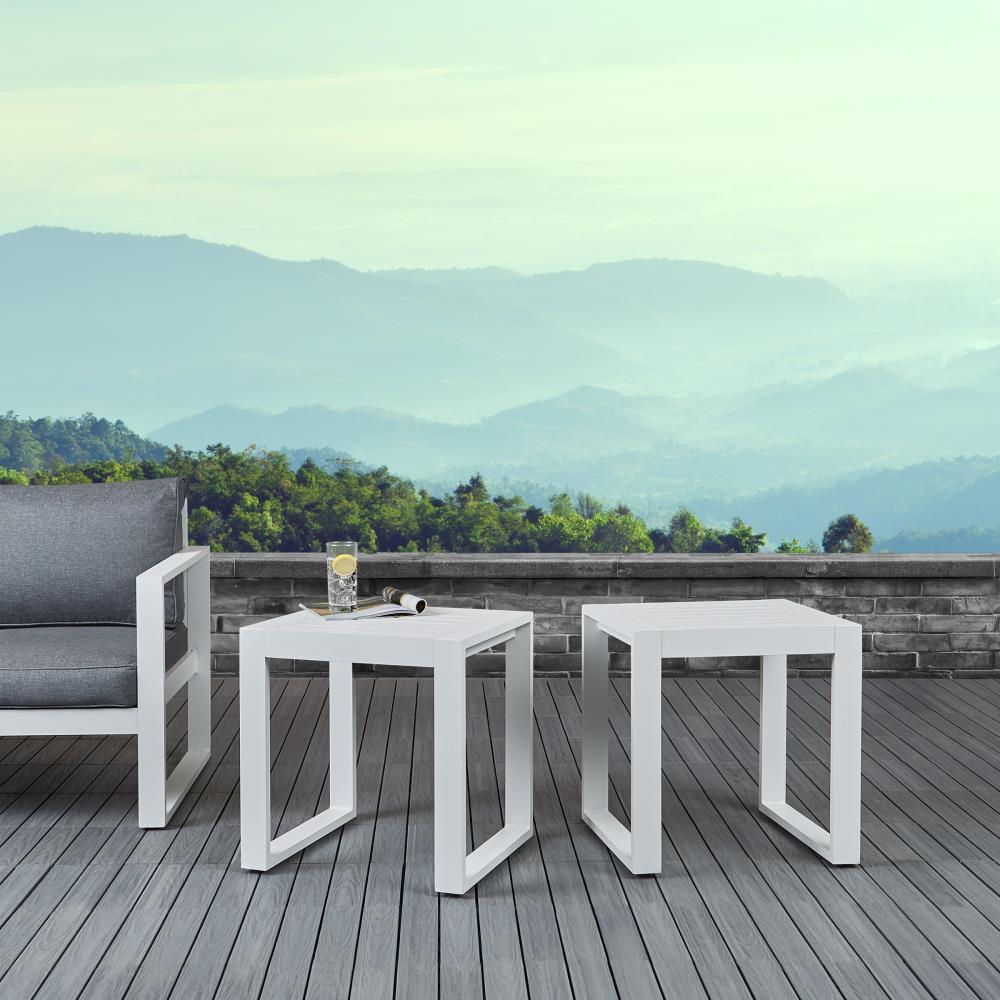 Real Flame 9625-WHT Patio-Tables - View #2