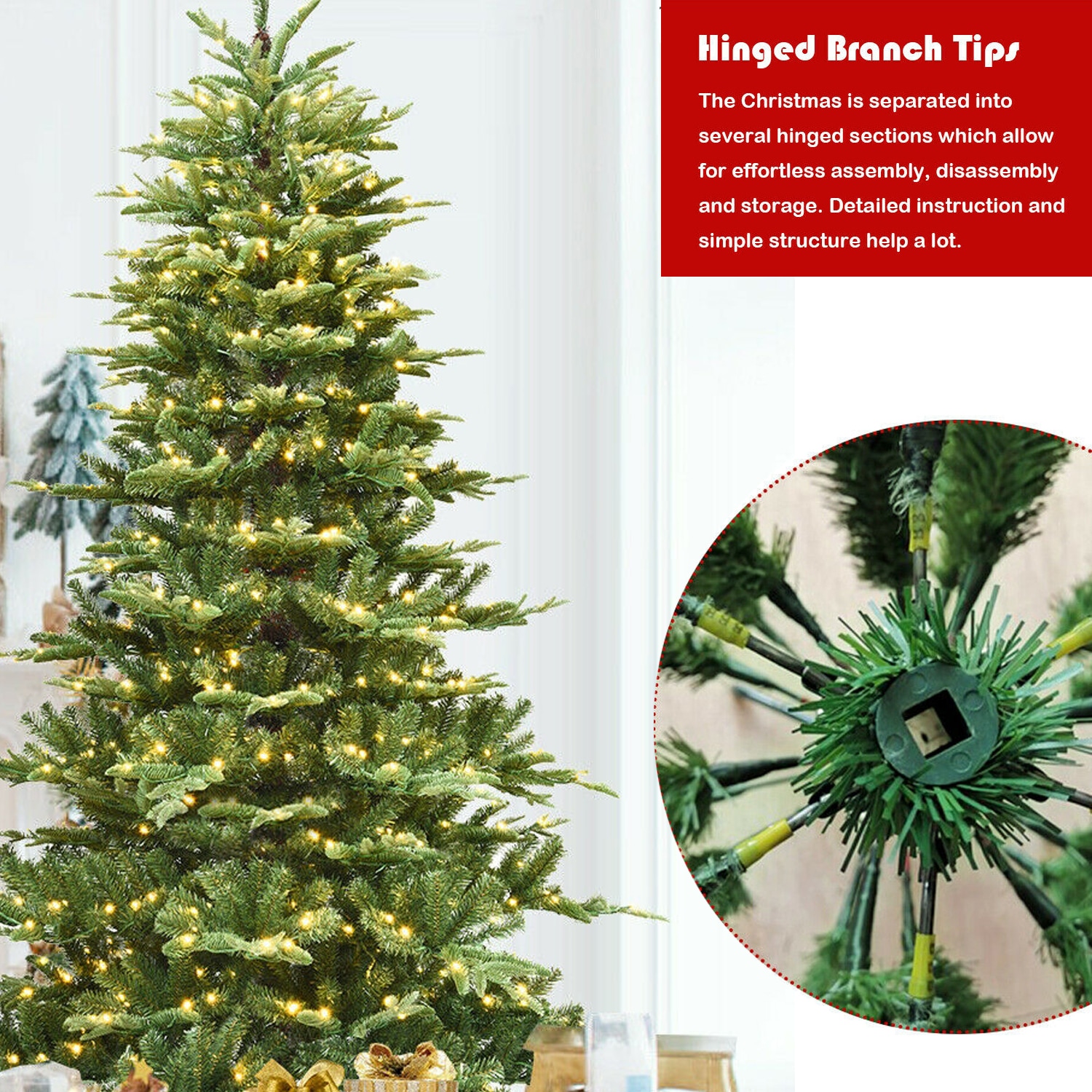 WELLFOR CM-HJY-22819 Artificial-Christmas-Trees - View #8