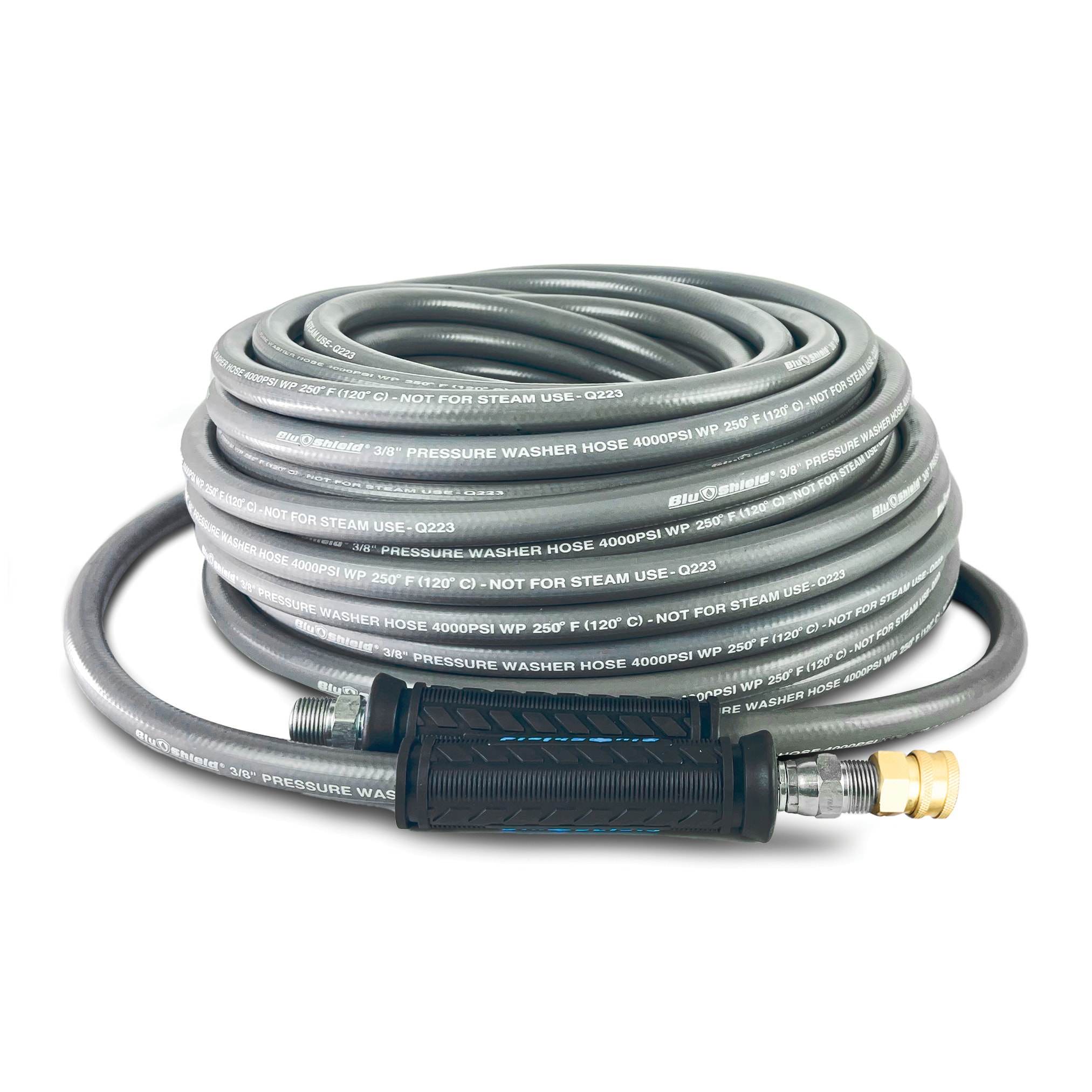 BLU SHIELD PWSW38200-CP 3/8-in x 200-ft , up to 4100-PSI Pressure Washer Hose