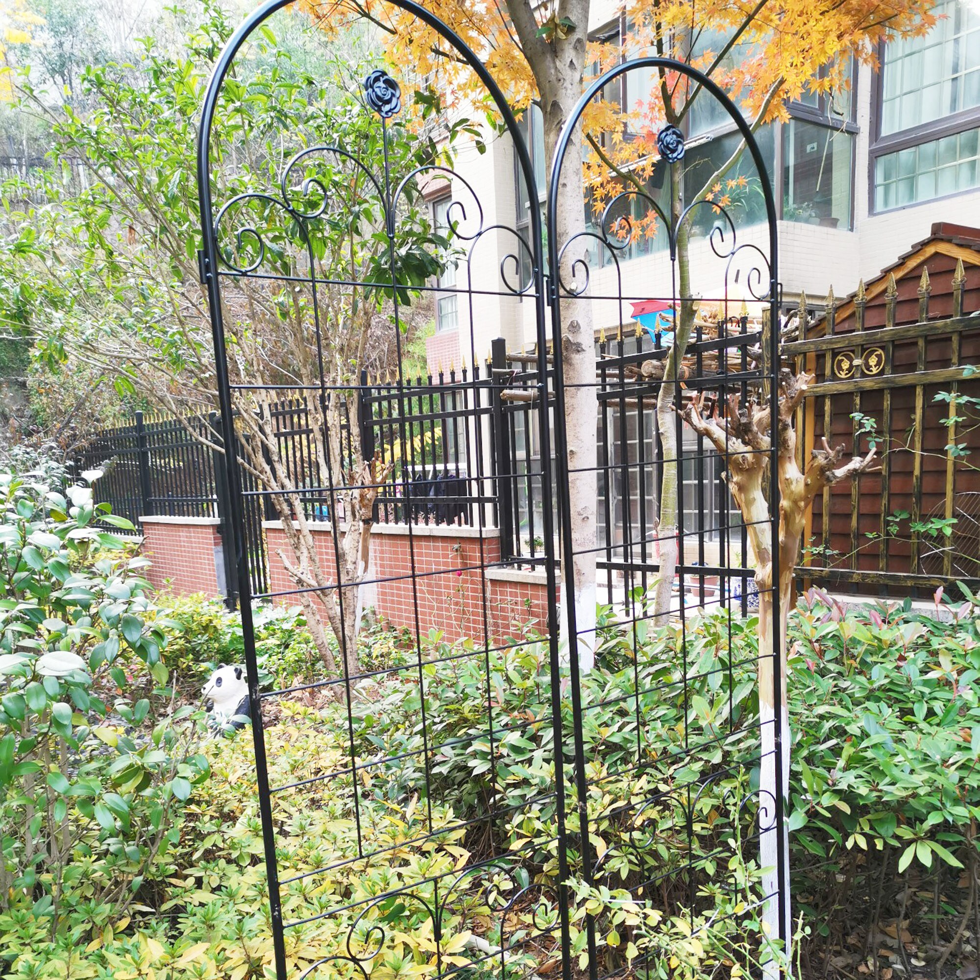 WELLFOR ORQ-297BK Garden-Trellis - View #11