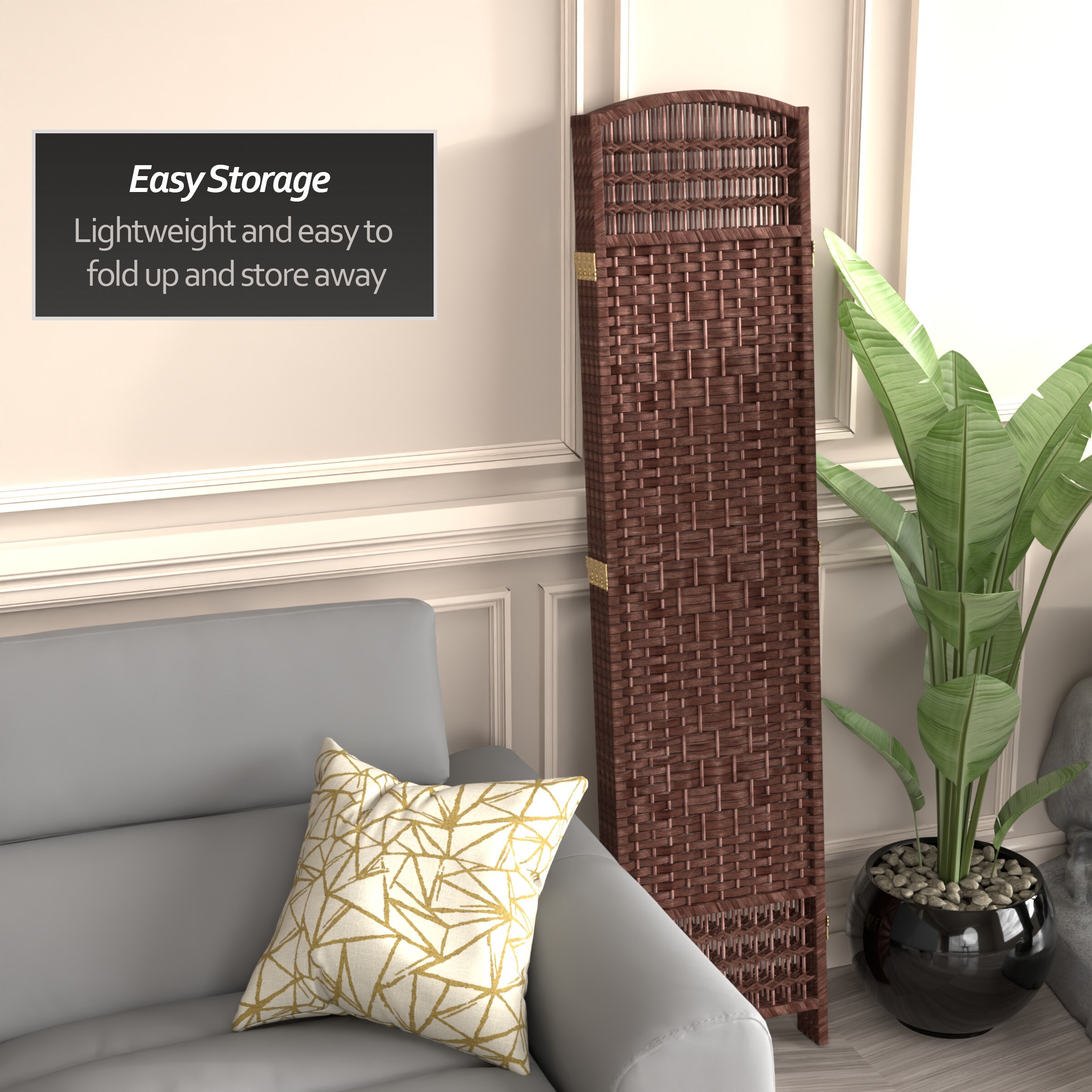 Red Lantern FB-DMND-DRD-4P Indoor-Privacy-Screens - View #4