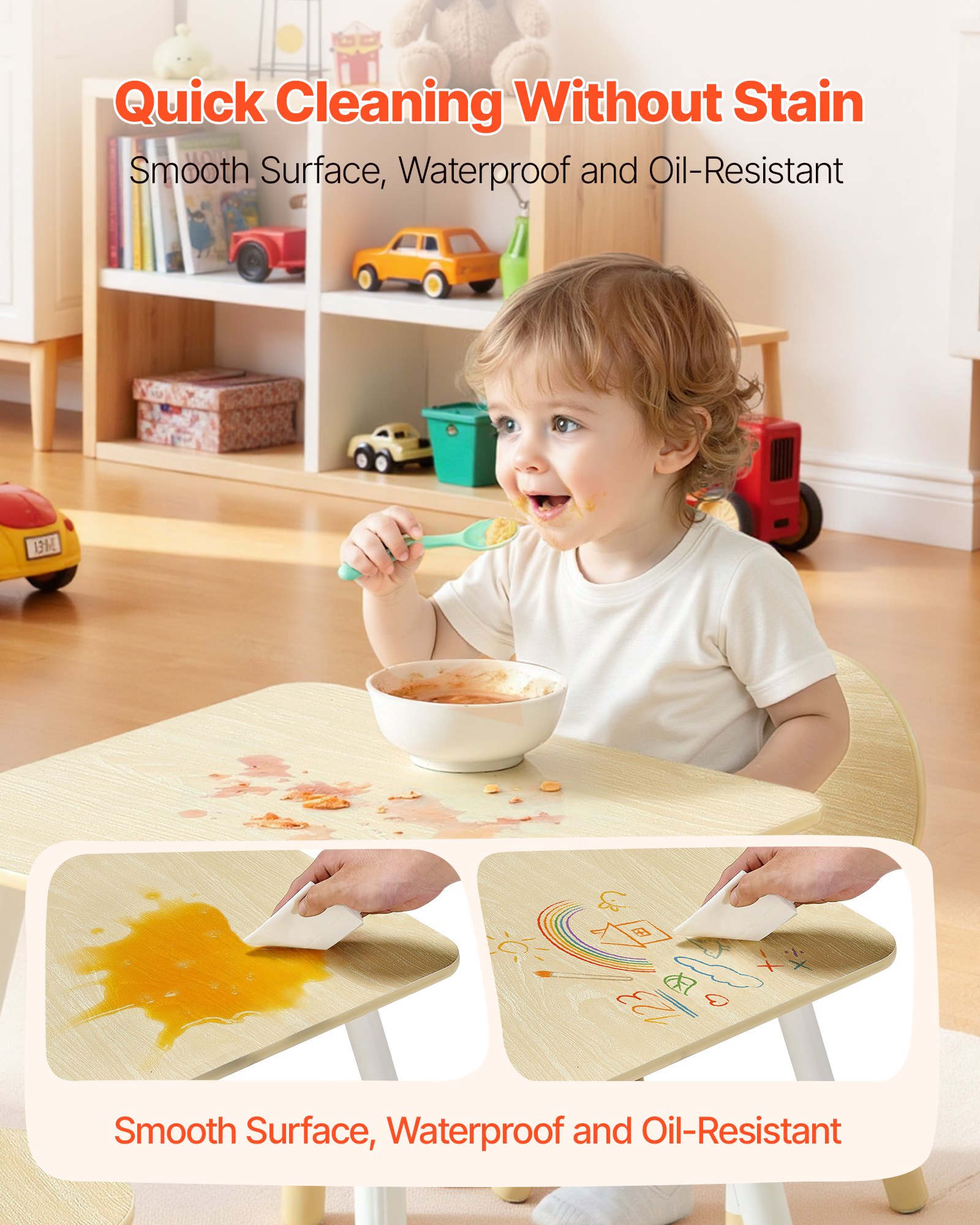 Mecale YAS-3HG1HW Kids-Play-Tables - View #7