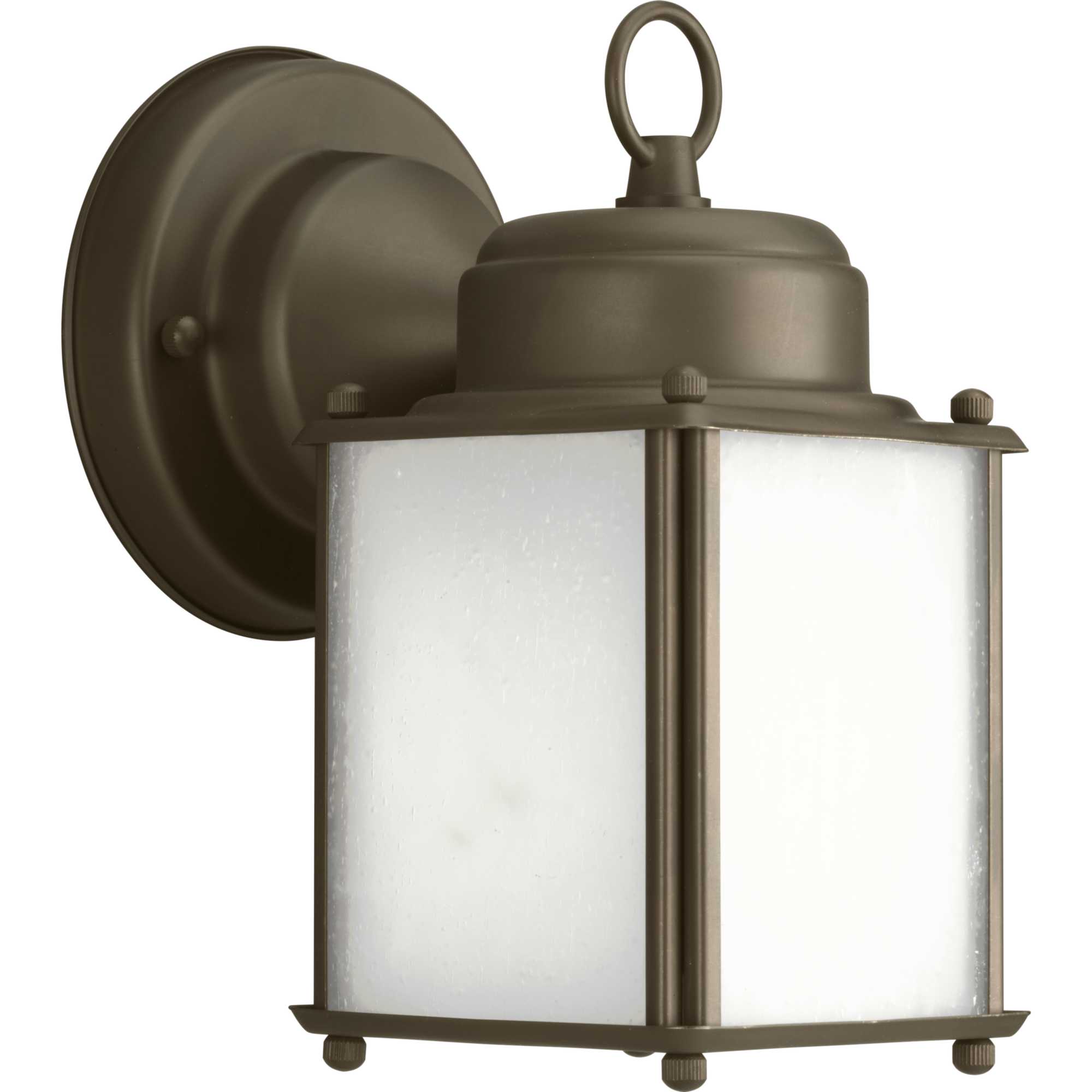 Progress Lighting P5986-20MD Roman Coach 1 -Light 6.5-in H Antique Bronze Hardwired Outdoor Wall Light