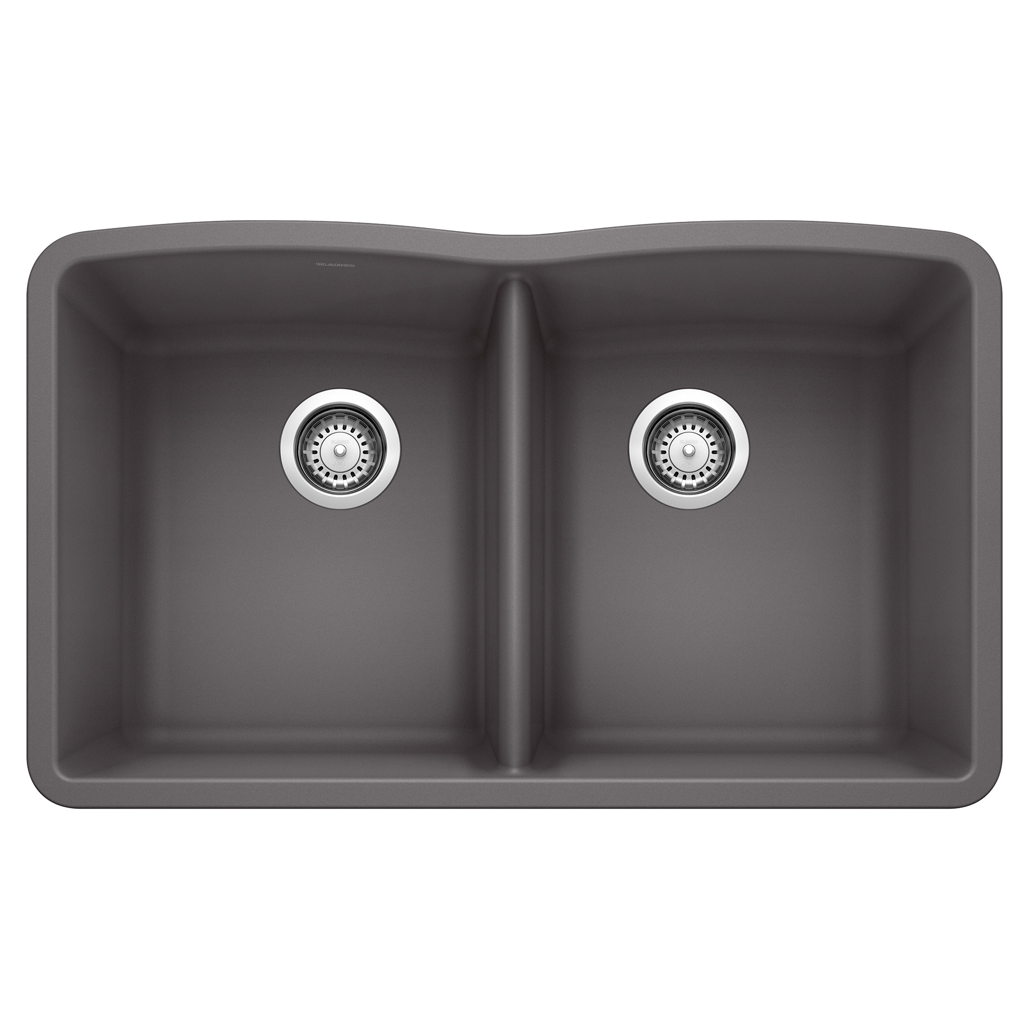 BLANCO 441470 Diamond Silgranit Undermount 32-in x 19.36-in Granite Double equal bowl Kitchen Sink