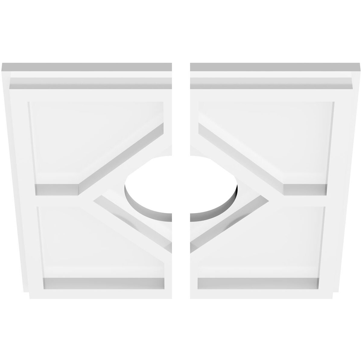 Ekena Millwork CMP10EY2-03000 Ceiling-Medallions - View #2