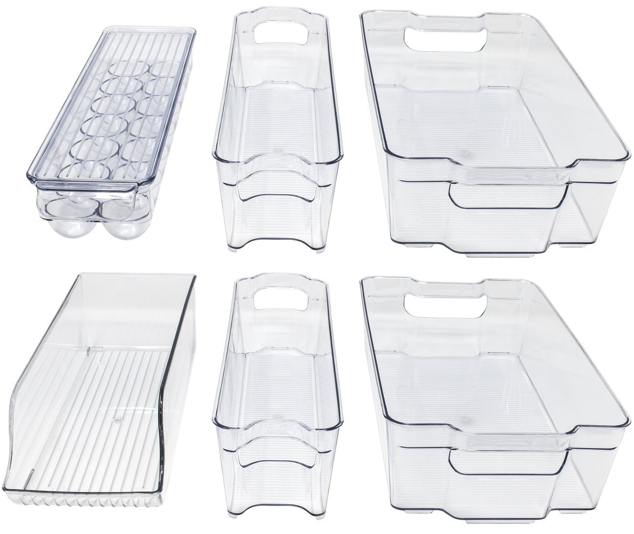 Blush Small Plastic Storage Bin 6 Pack - by TCR